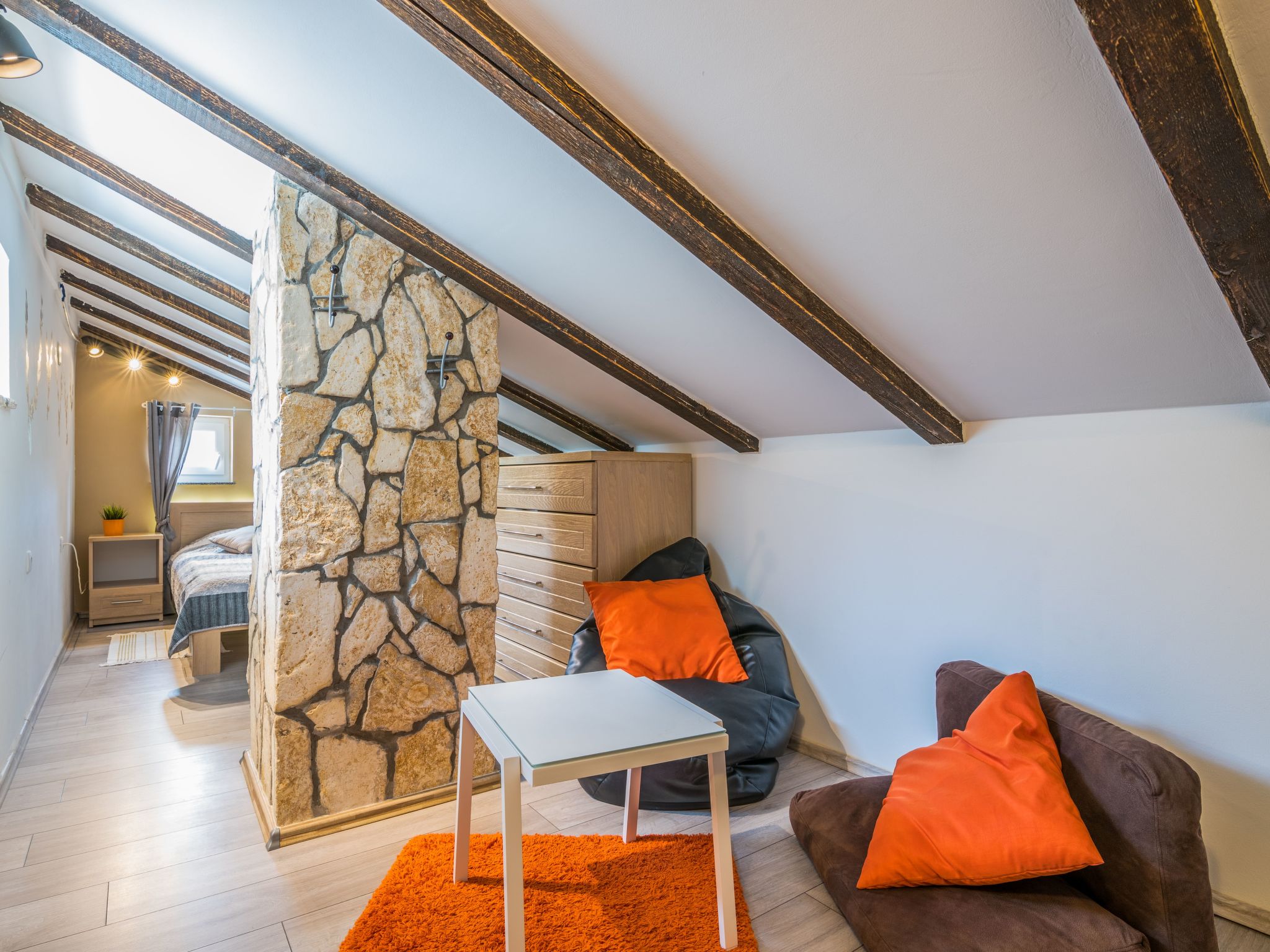 Exklusive und stilvolle Meerblick-Inselvilla-Drinnen