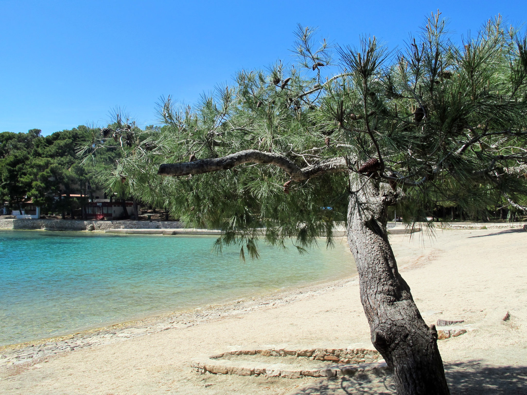 Schöne Wohnung in Veli Lošinj mit Garten-Omgeving