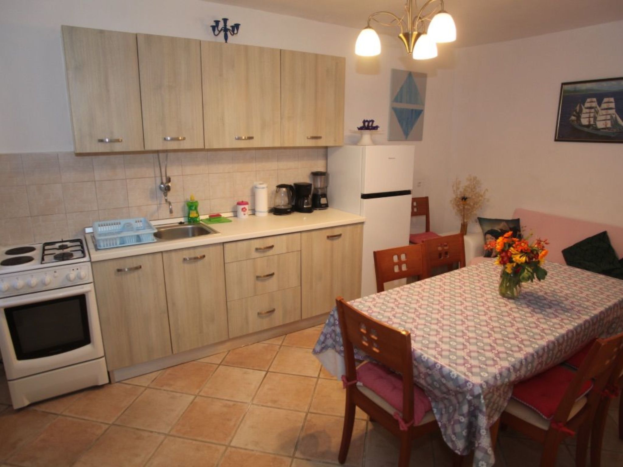 Wohnung in Veli Lošinj mit schönem Garten