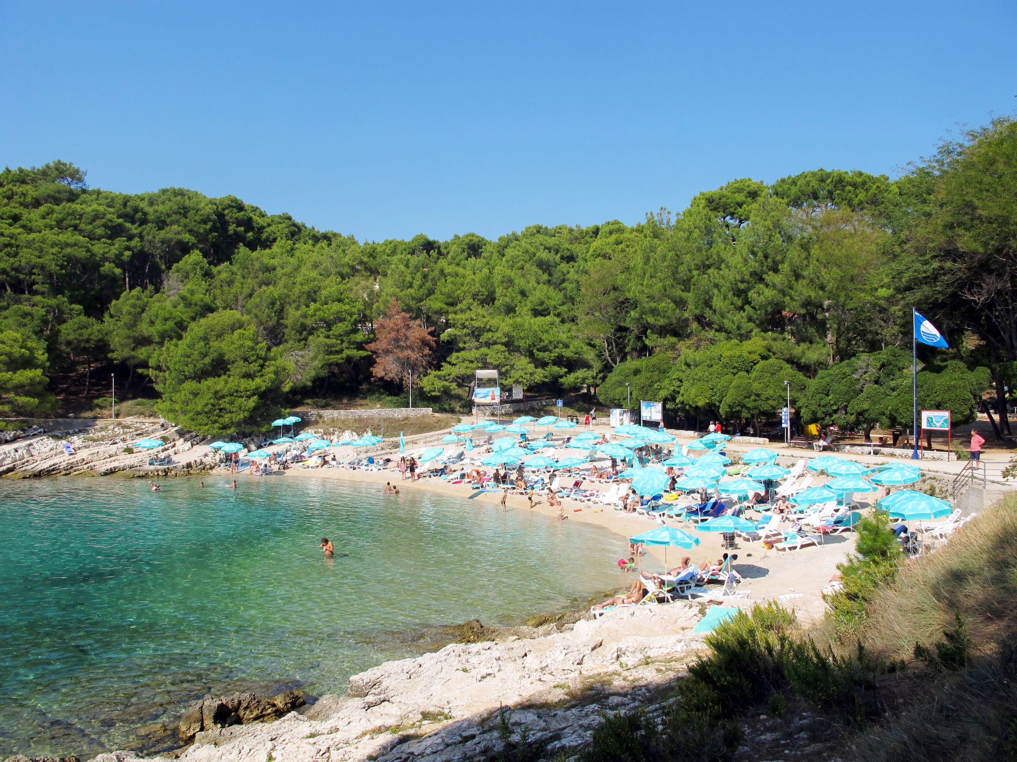 Wohnung in Veli Lošinj mit schönem Garten-Area