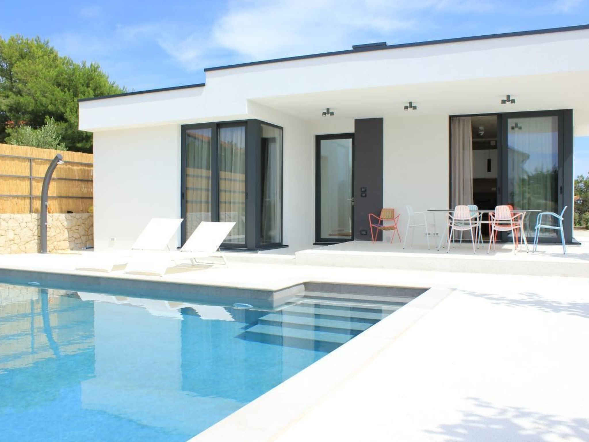 Luxuriöses Ferienhaus Sunny Garden in Barbat auf der Insel Rab-Dehors