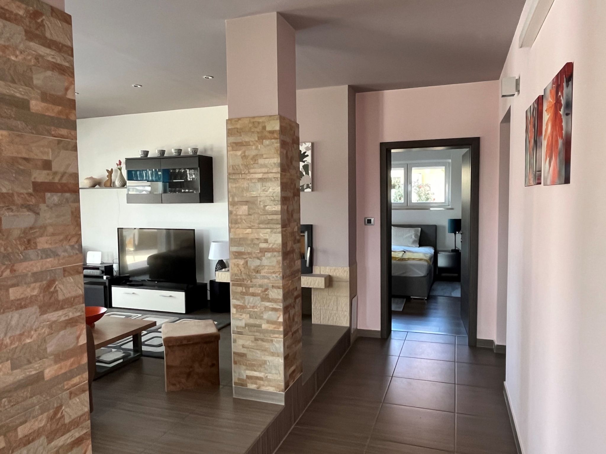 Villa Summer Escape in Barbat mit Garten und Aussicht-Binnen