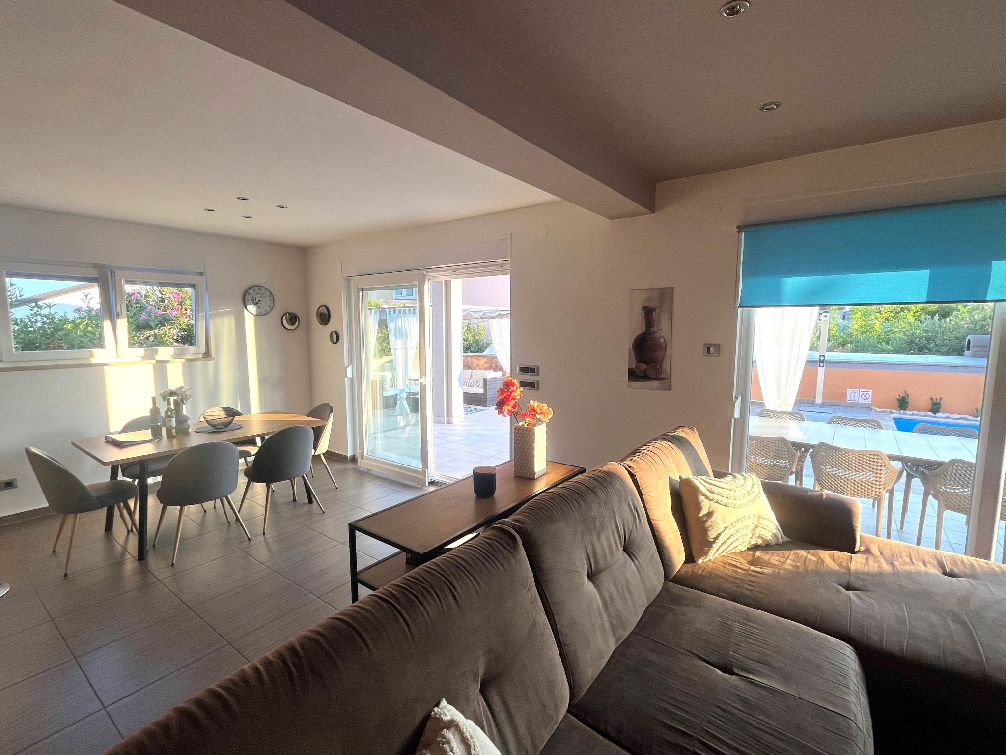 Villa Summer Escape in Barbat mit Garten und Aussicht-Binnen