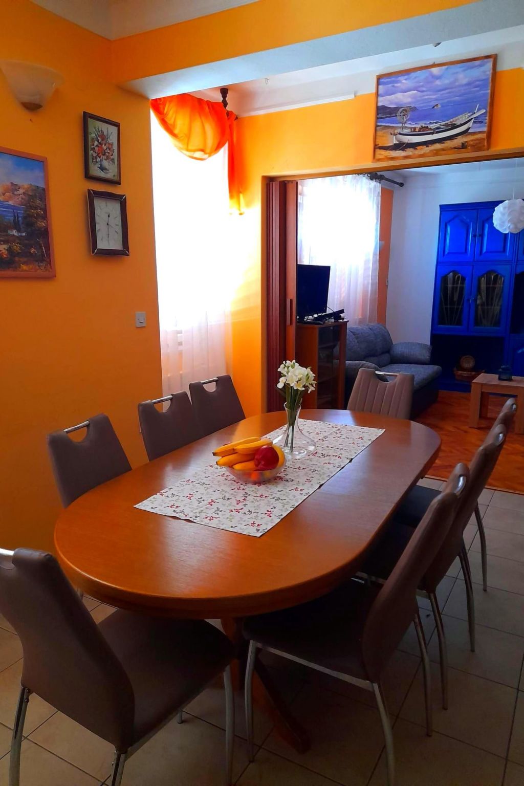 Wohnung in Kampor mit gemauertem Grill