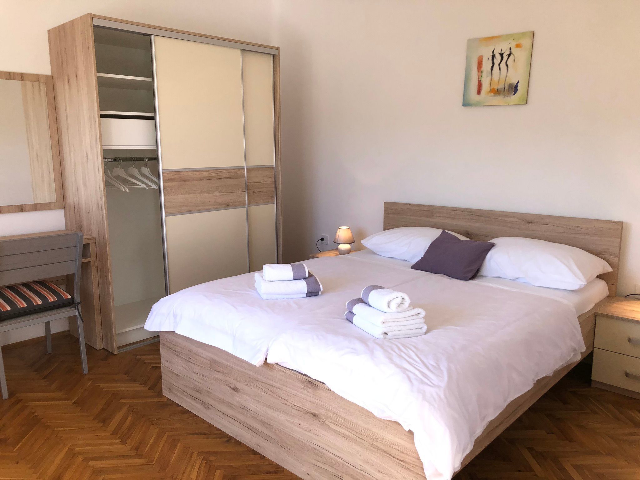 Erdgeschosswohnung mit Terrasse für sechs Personen-Binnen