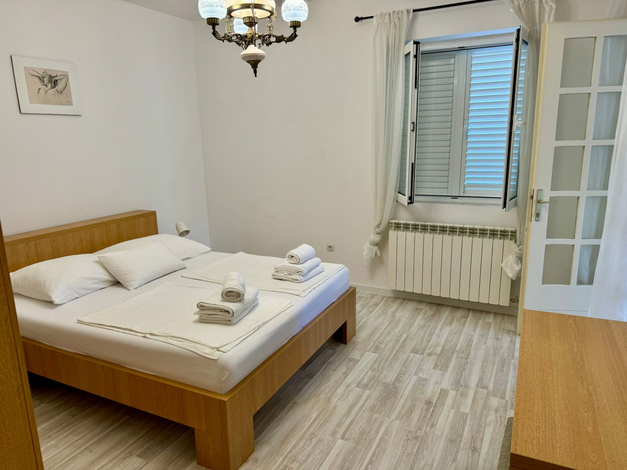 Erdgeschosswohnung mit Terrasse für sechs Personen-Binnen