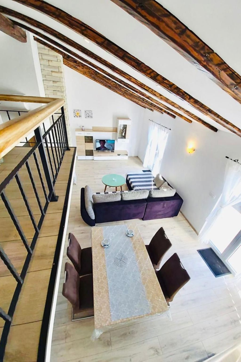 Apartment Karlo auf zwei Wohnebenen, mit Meerblick-Binnen