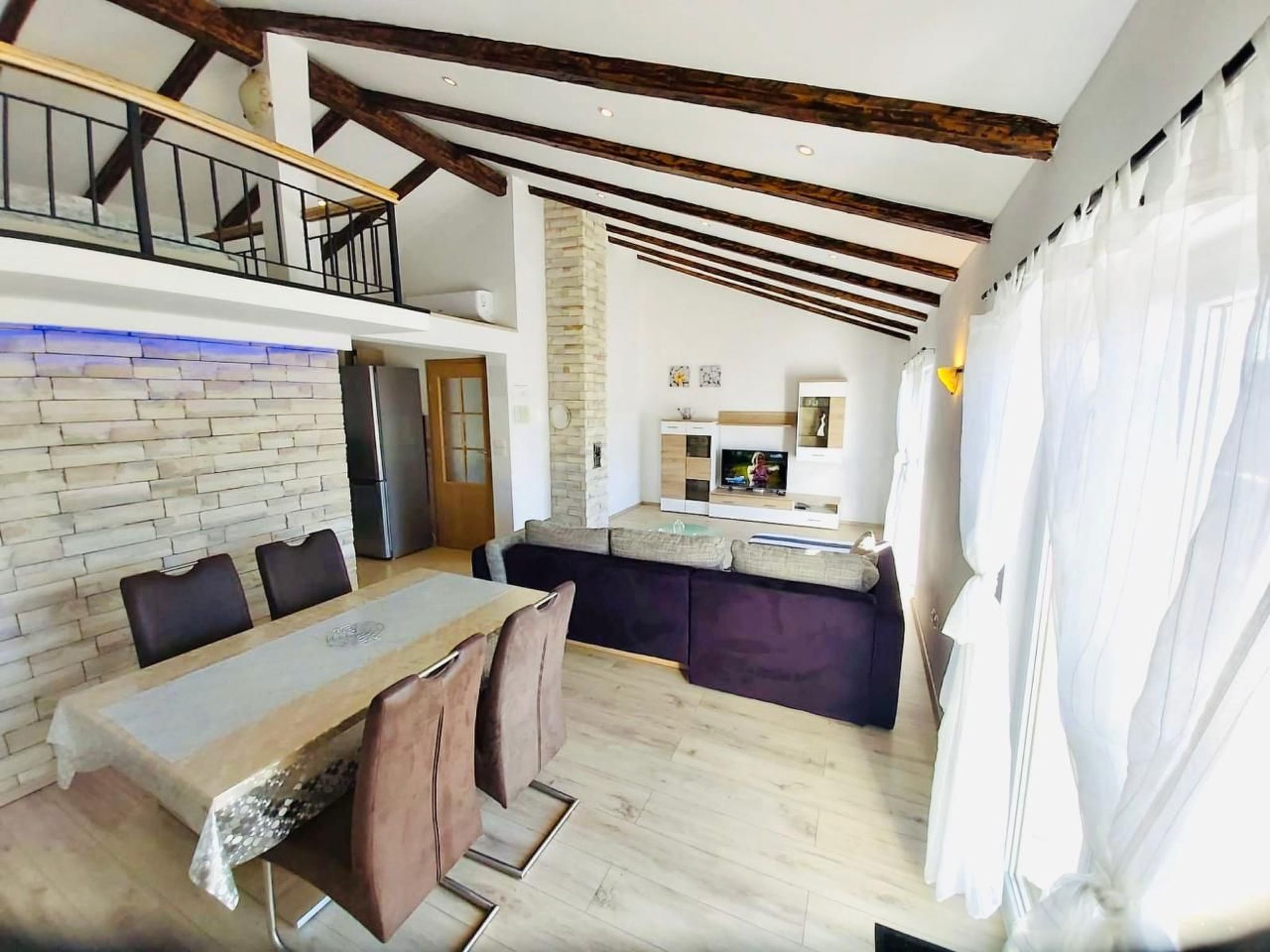 Apartment Karlo auf zwei Wohnebenen, mit Meerblick-Binnen