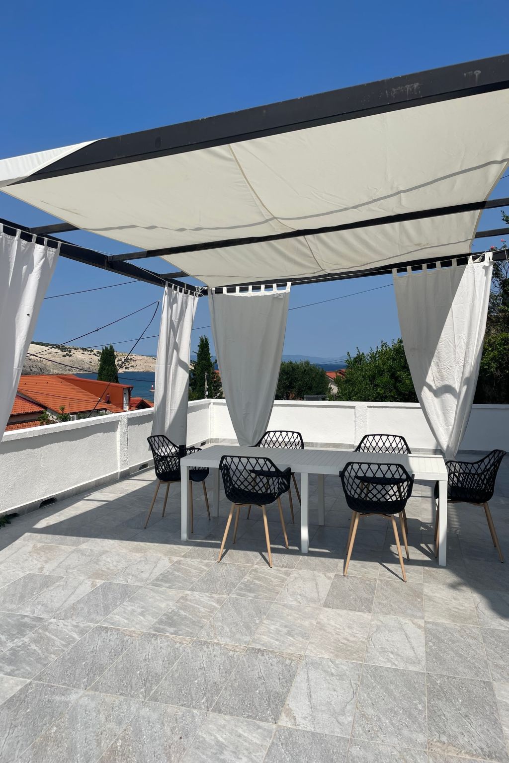 Mit Blick auf das Wasser-Binnen