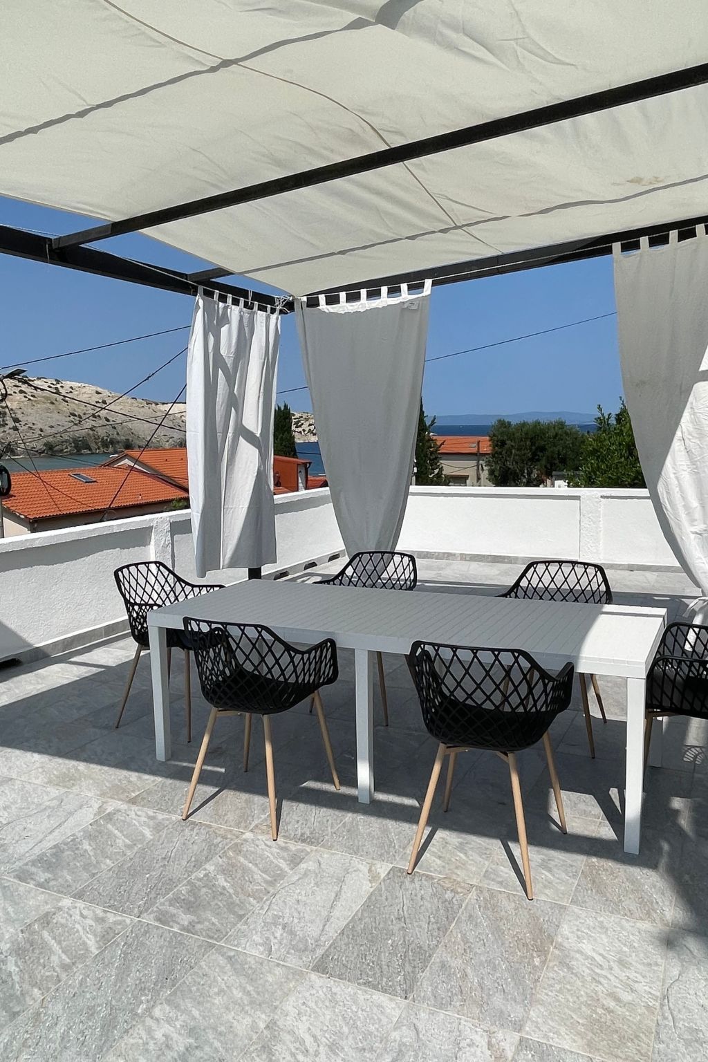 Mit Blick auf das Wasser-Binnen