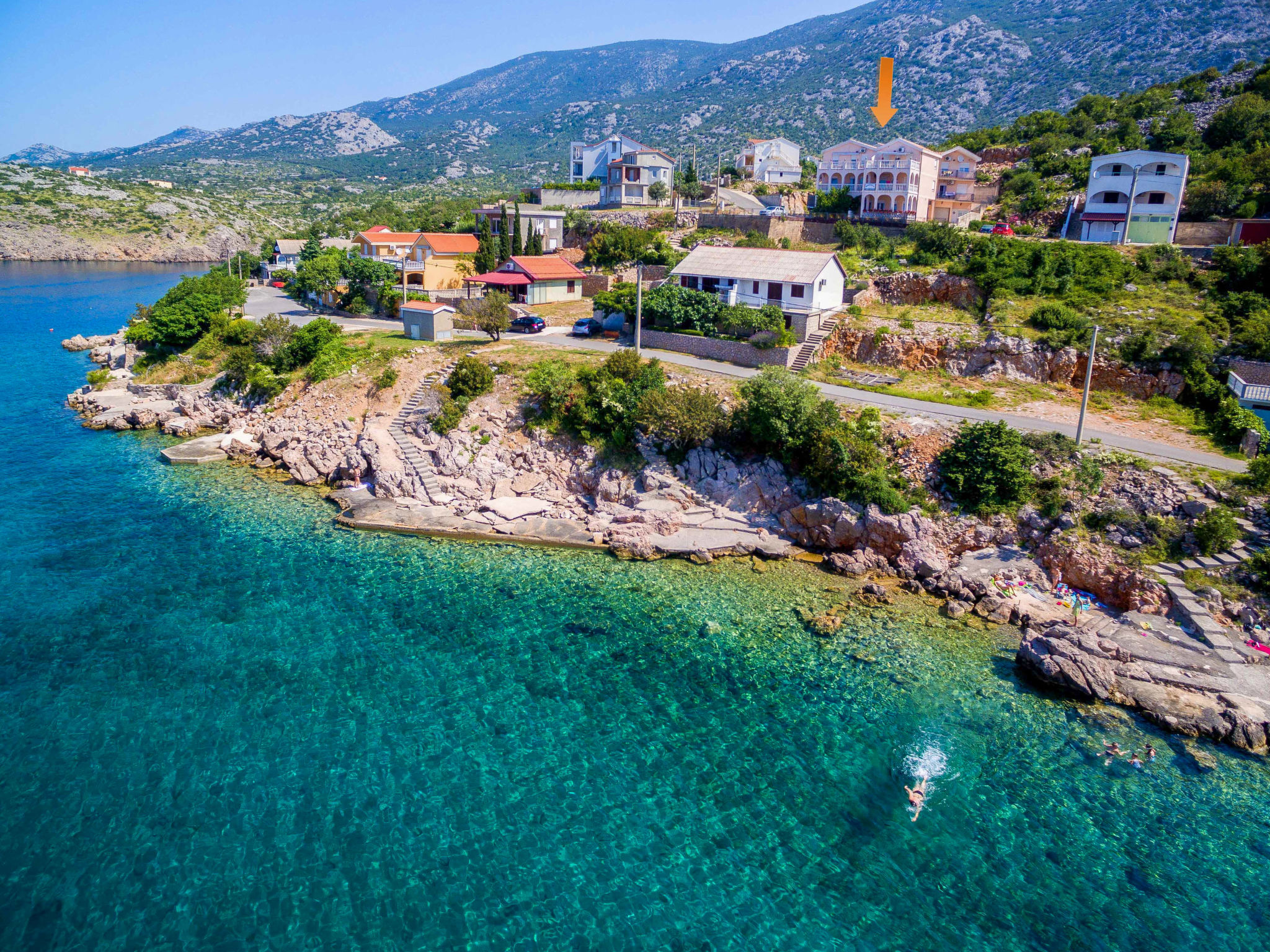 Appartement Delfin ***, Karlobag
