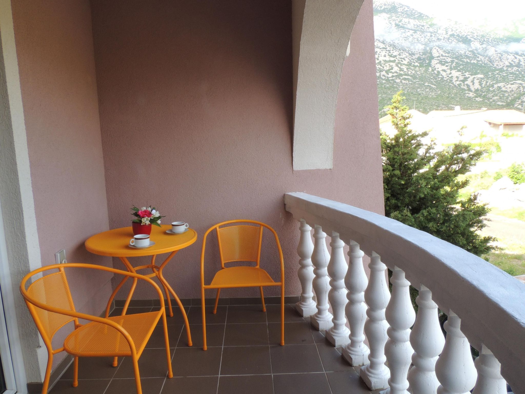 Studio für zwei Personen mit Balkon-Draußen