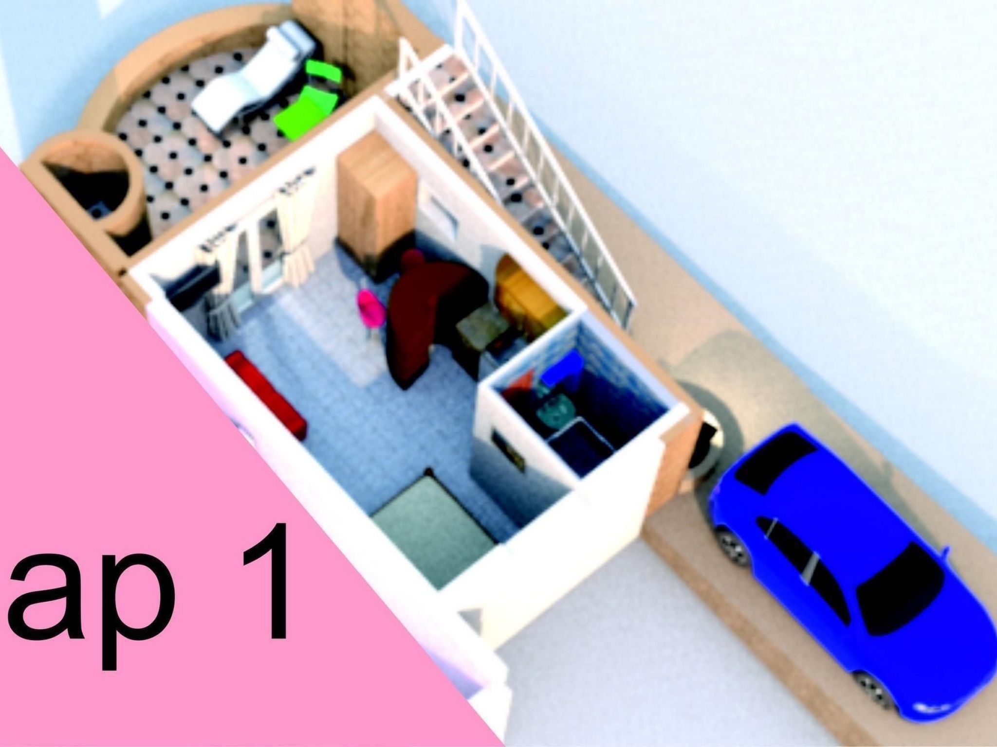 Studio mit Terrasse für zwei Personen-Image-tags.info