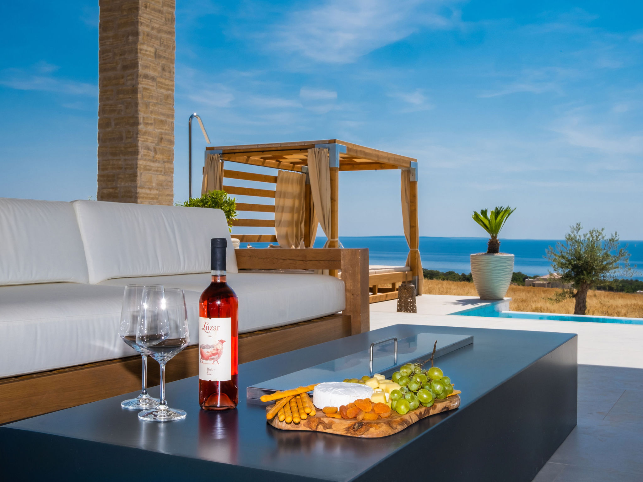5* Luxury Seaview Villa Plant 1 with pool - Dehors