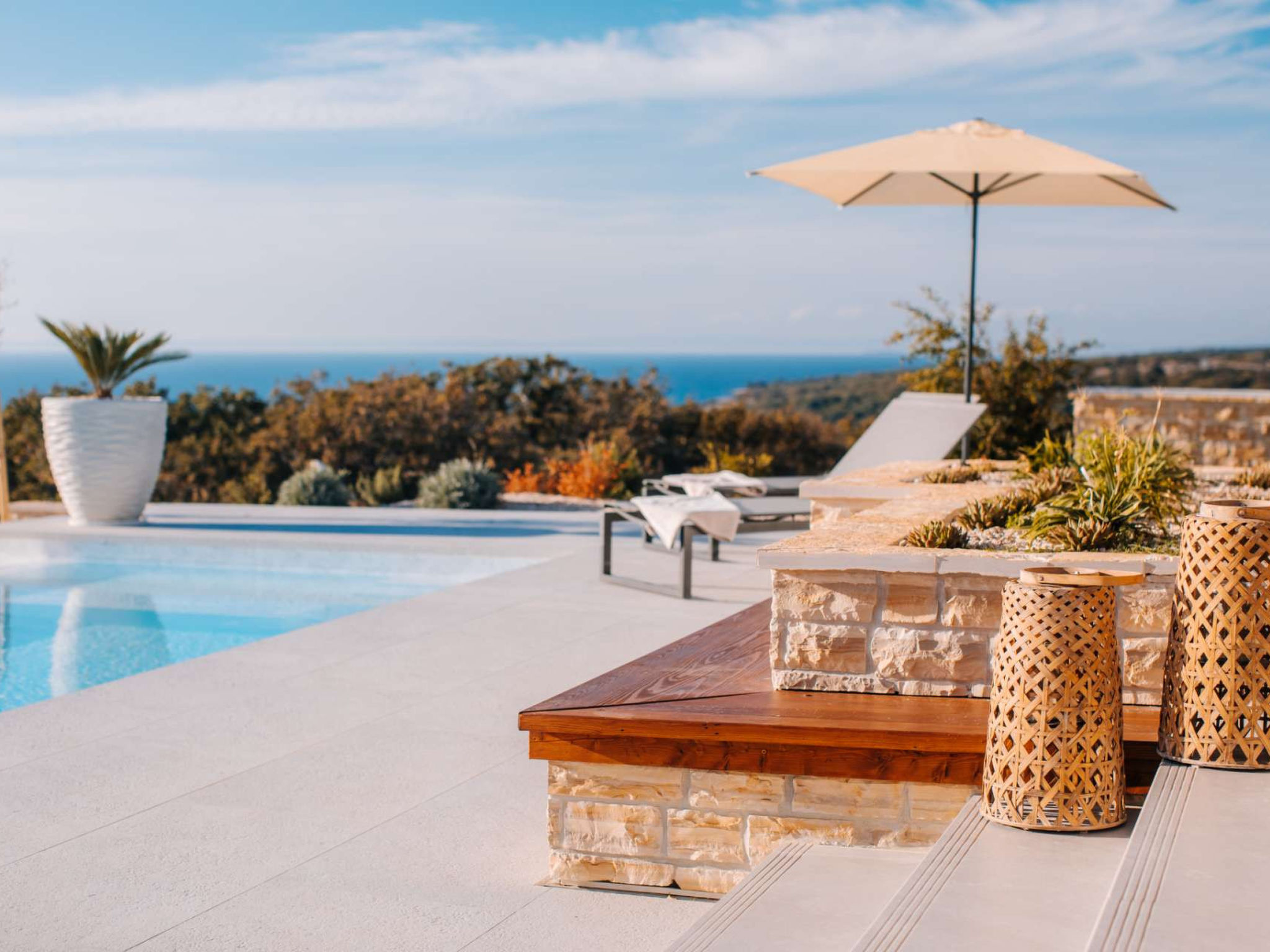 5* Luxury Seaview Villa Plant 6 with pool - Dedans