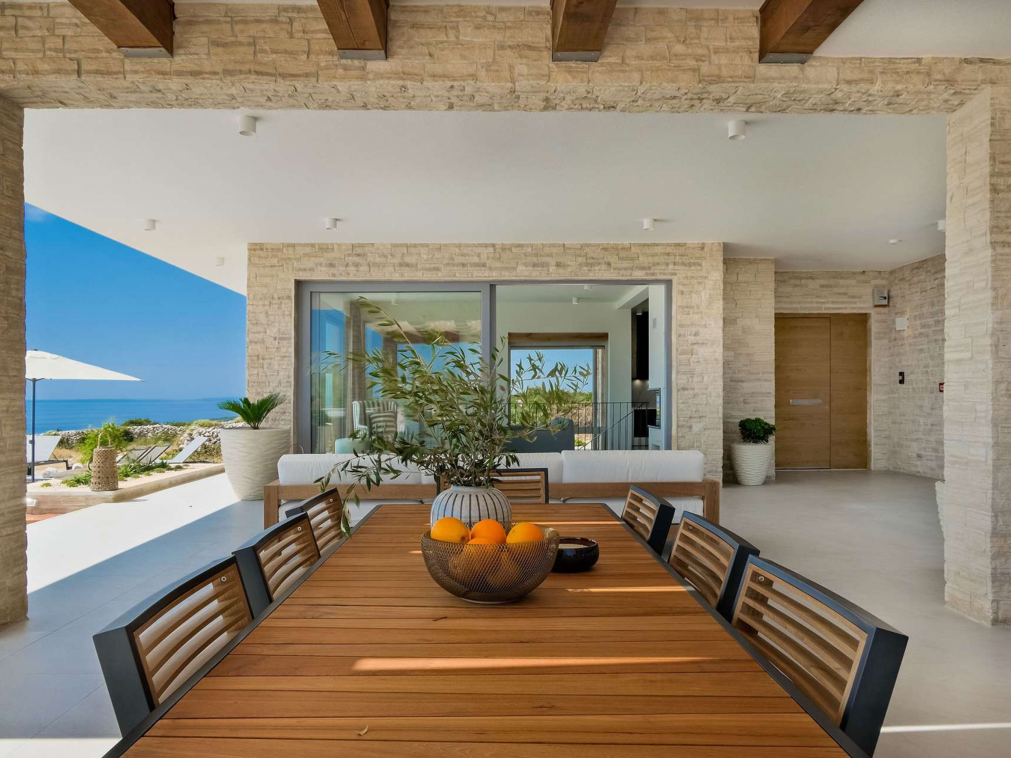 5* Luxury Seaview Villa Plant 4 with pool - Dehors
