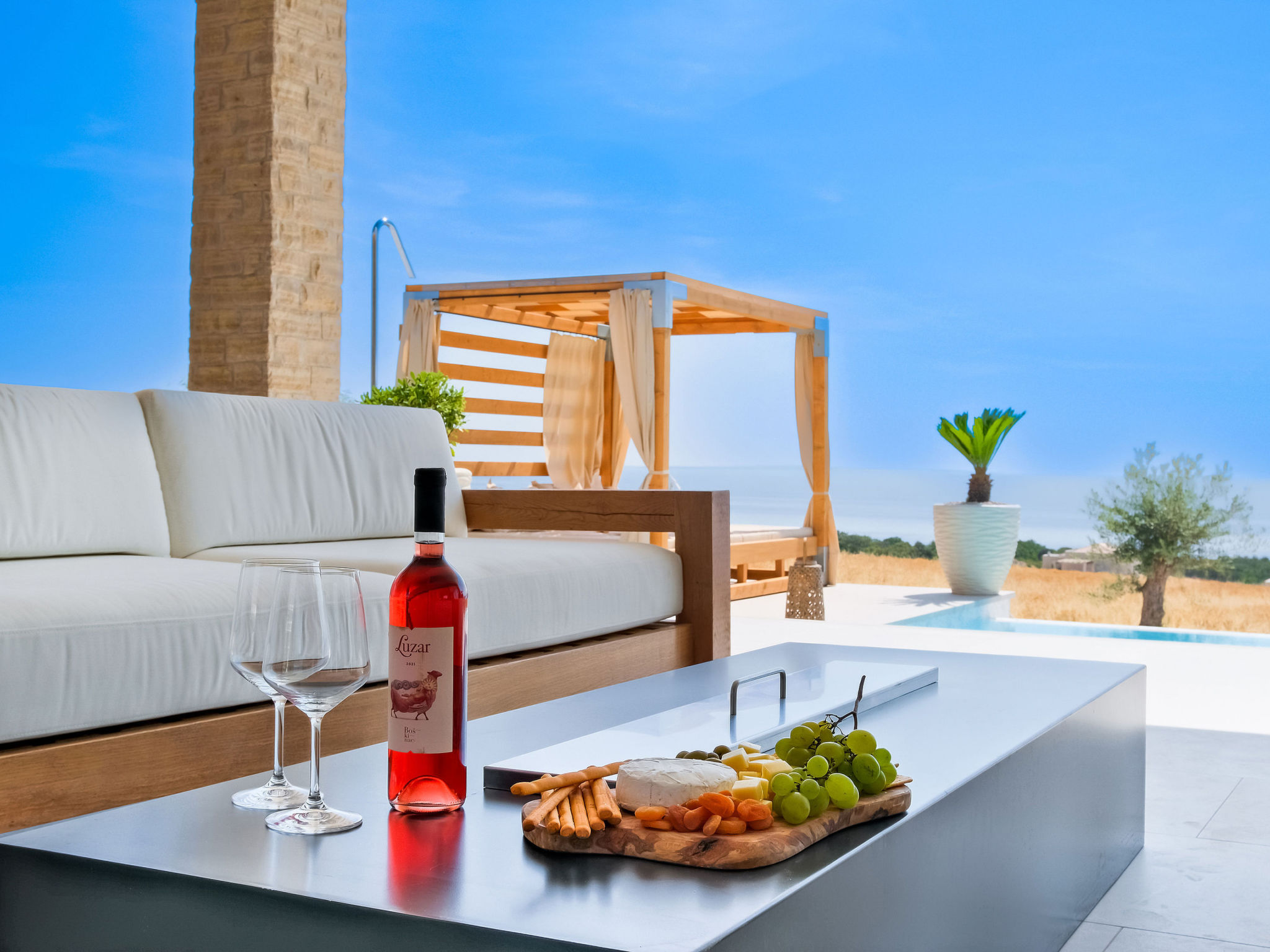 5* Luxury Seaview Villa Plant 2 with pool - Dehors