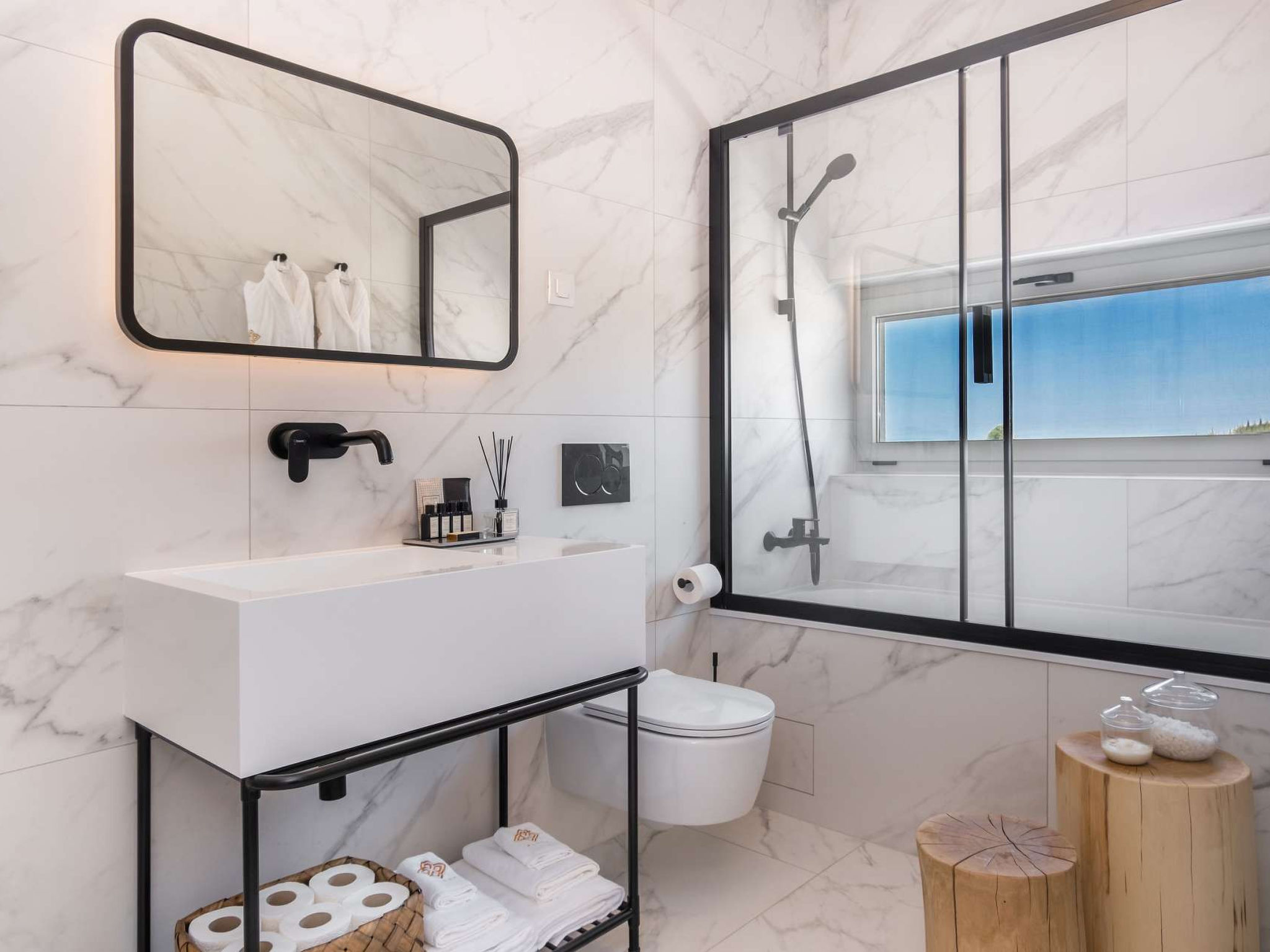 5* Luxury Seaview Villa Plant 2 with pool - Dedans