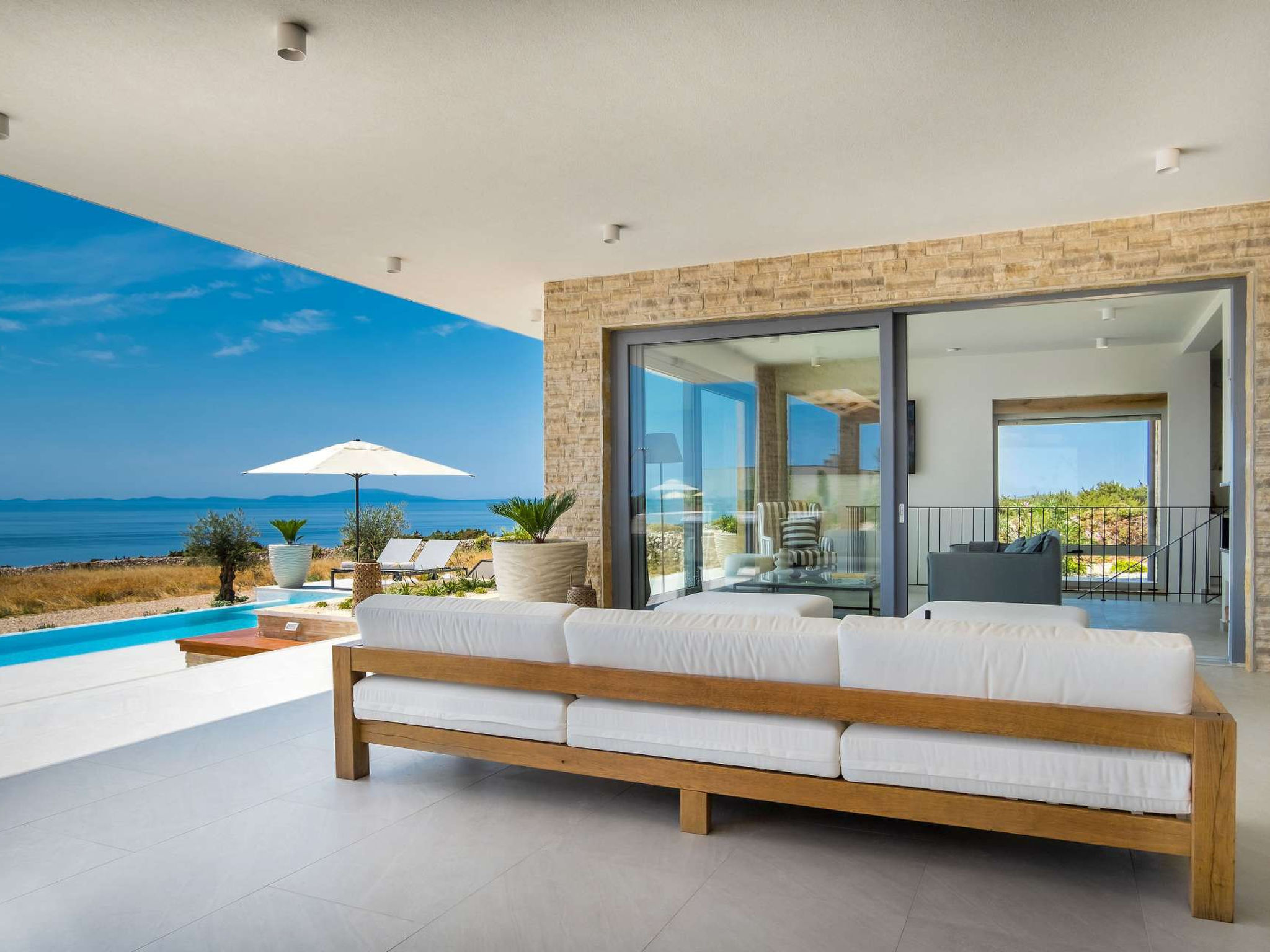 5* Luxury Seaview Villa Plant 5 with pool - Dehors