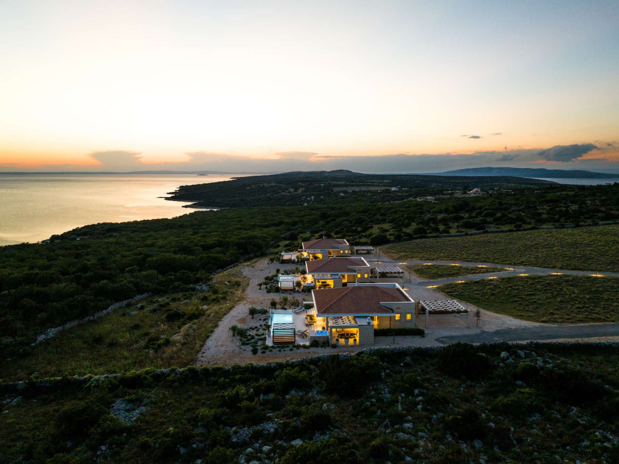 5* Luxury Seaview Villa Plant 5 with pool - Dehors