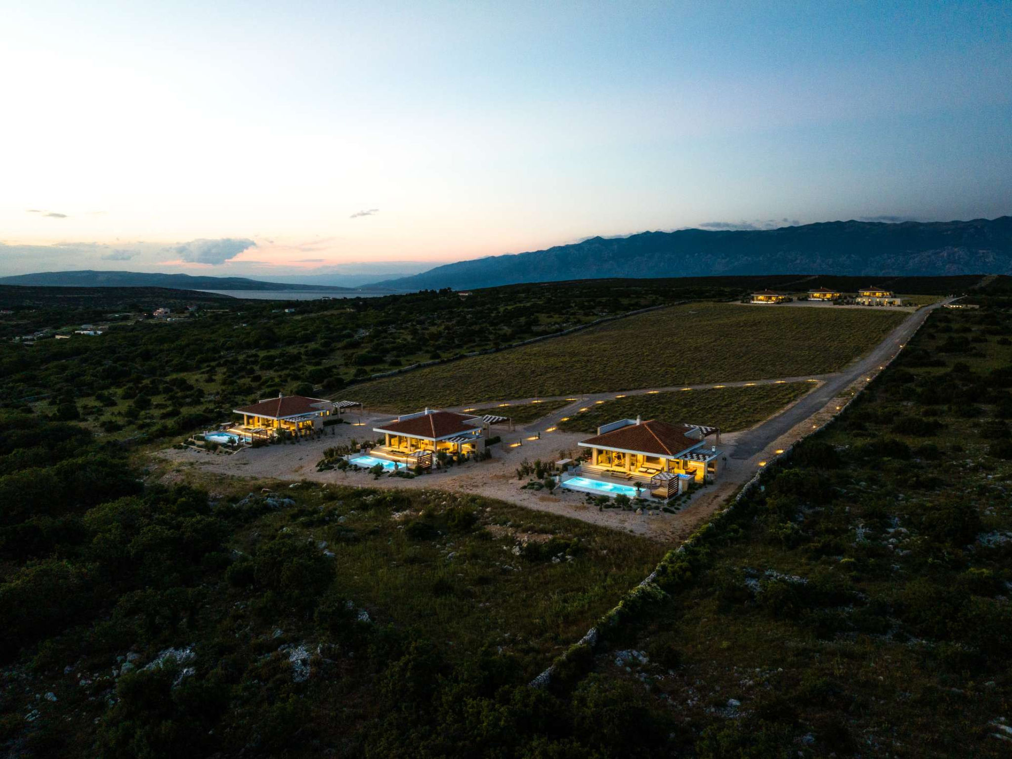 5* Luxury Seaview Villa Plant 5 with pool - Dehors