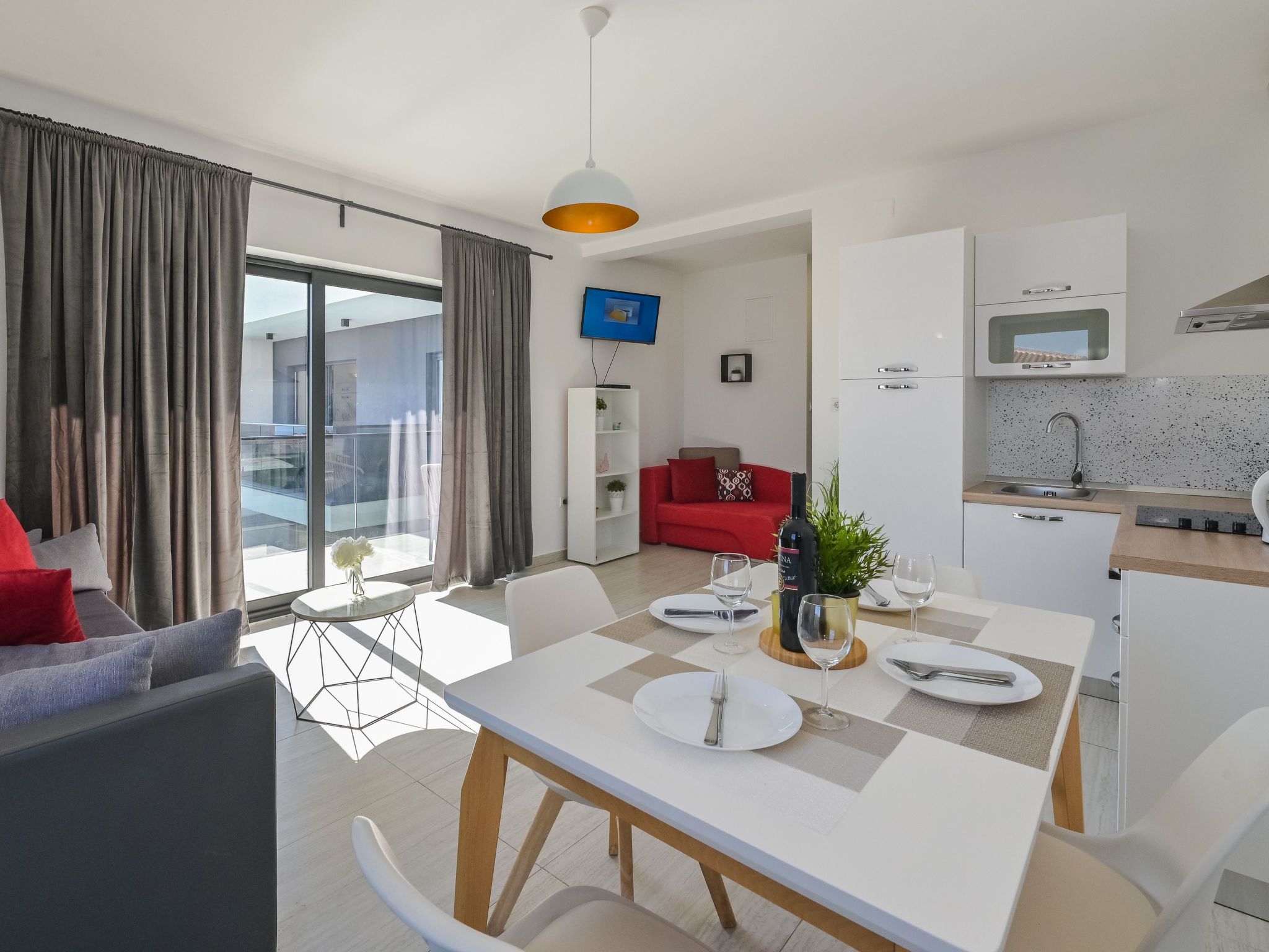 Mit Privatpool für 16 Personen ca. 160 m&sup2; in Novalja, Adriaküste Kroatien-Image-tags.info