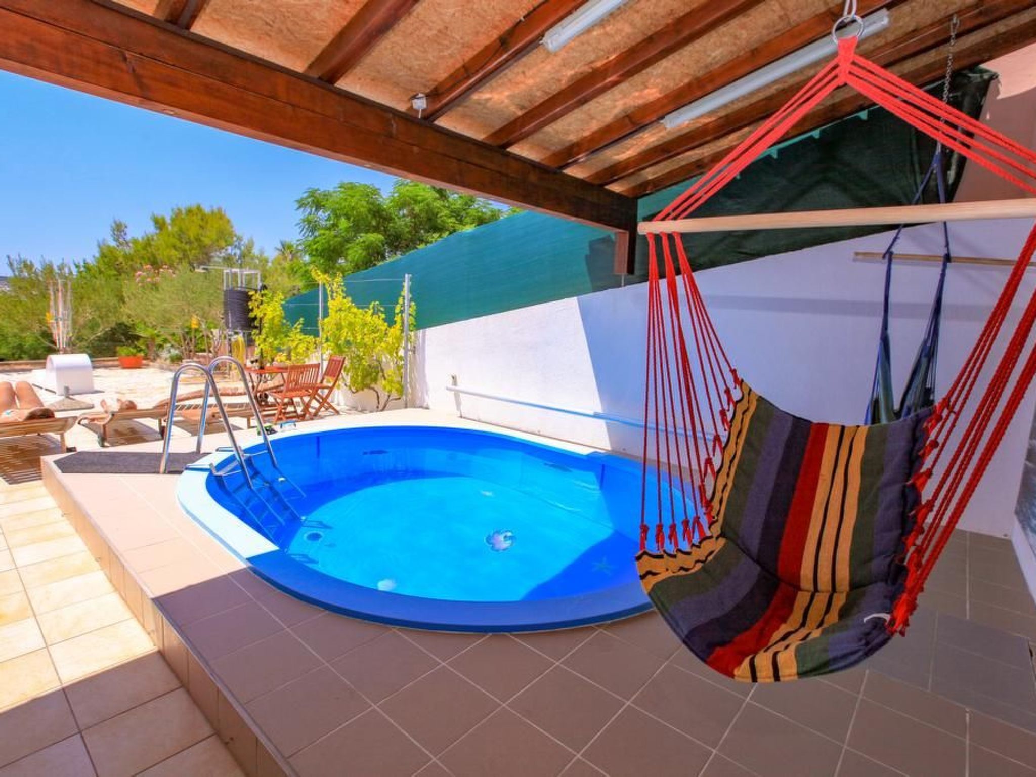 Appartement mit Balkon-Draußen