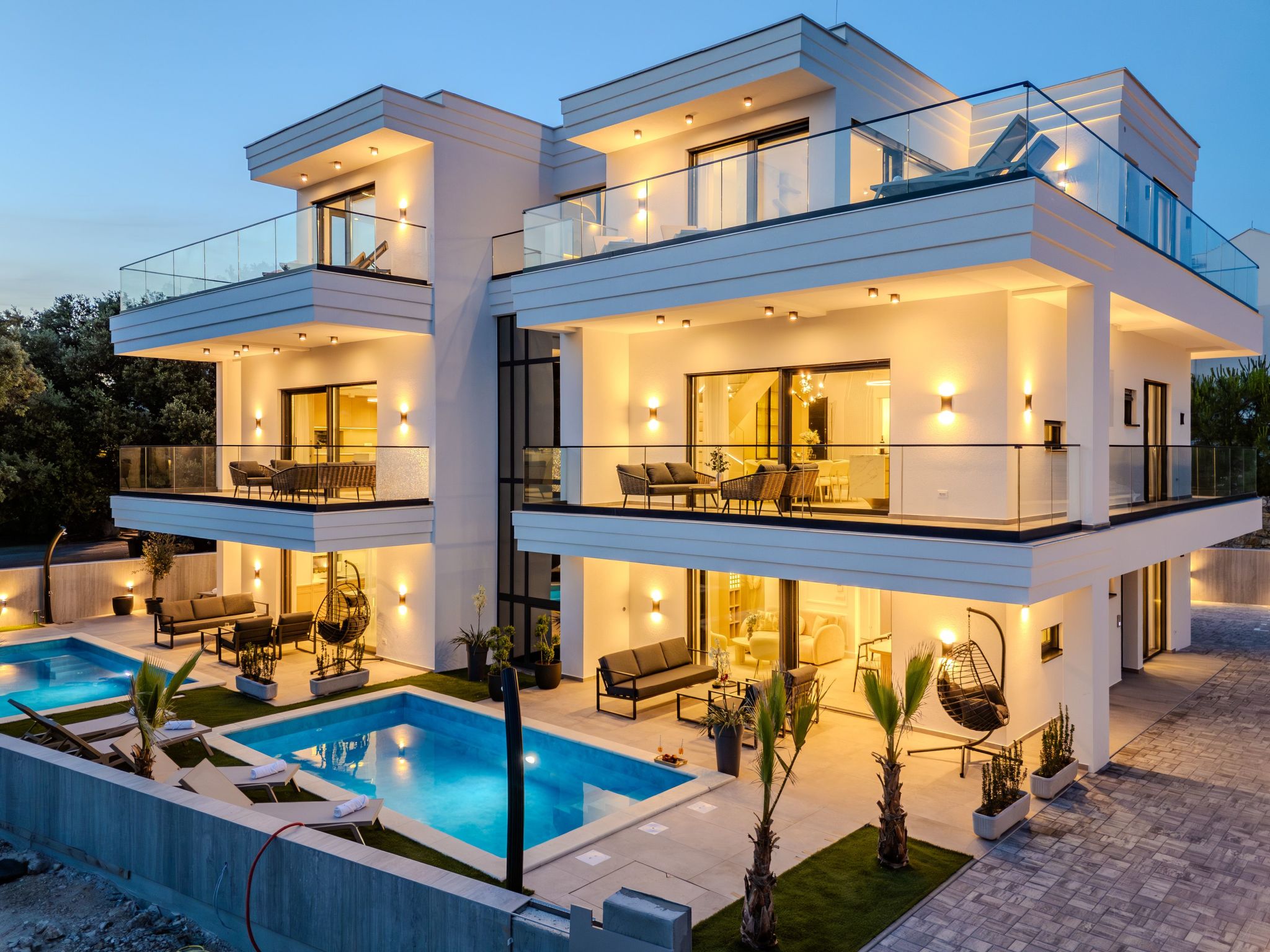 Vier-Schlafzimmer-Wohnung Dantela mit Tauchbecken-Binnen