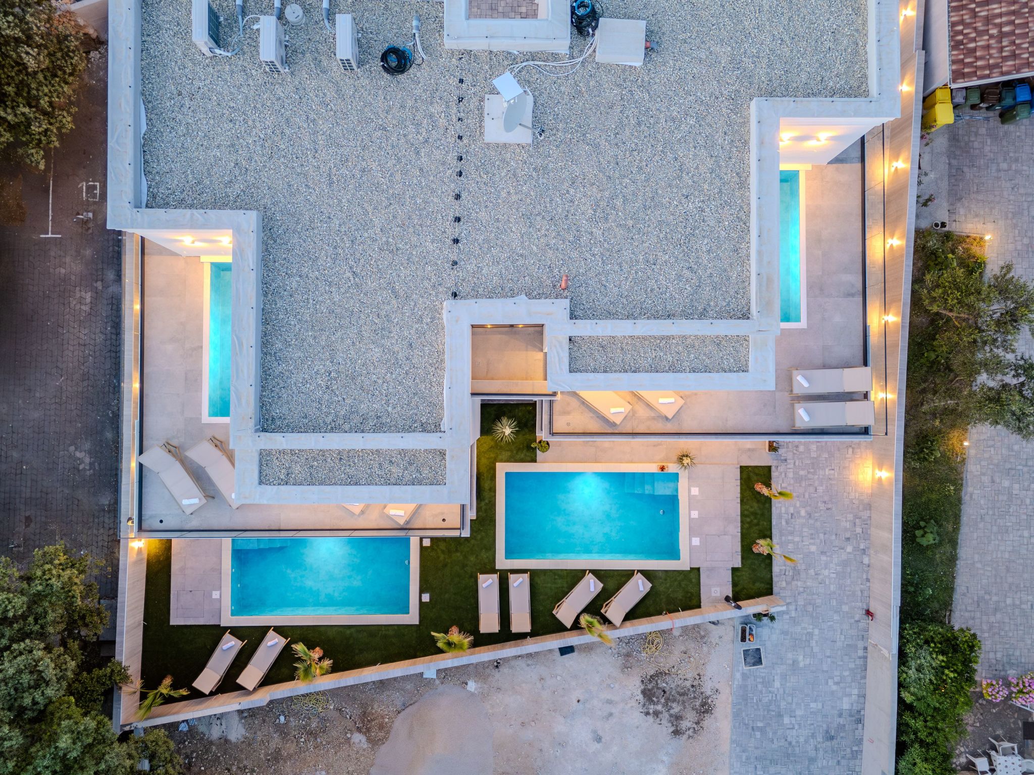 Vier-Schlafzimmer-Wohnung Dantela mit Tauchbecken-Binnen