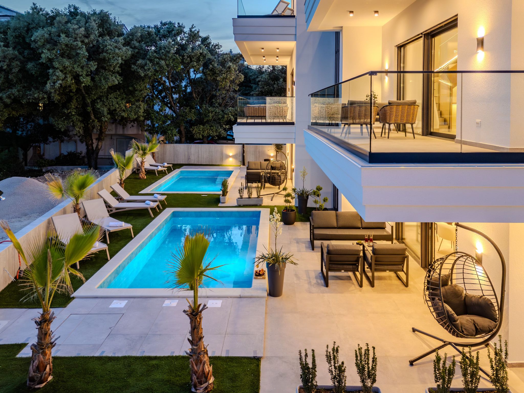 Zwei-Schlafzimmer-Wohnung Dantela mit privatem Pool-Binnen