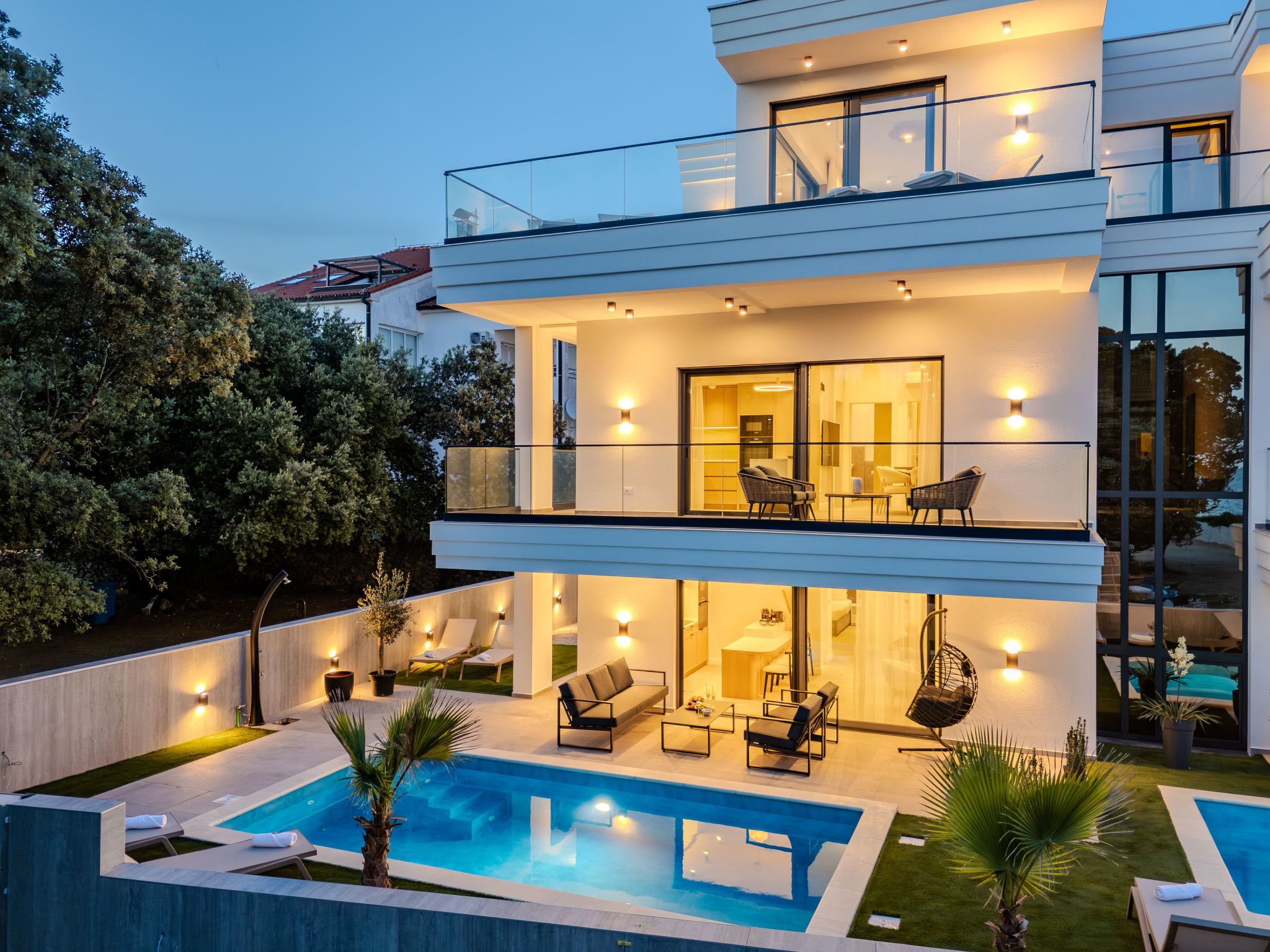 Zwei-Schlafzimmer-Wohnung Dantela mit privatem Pool-Binnen