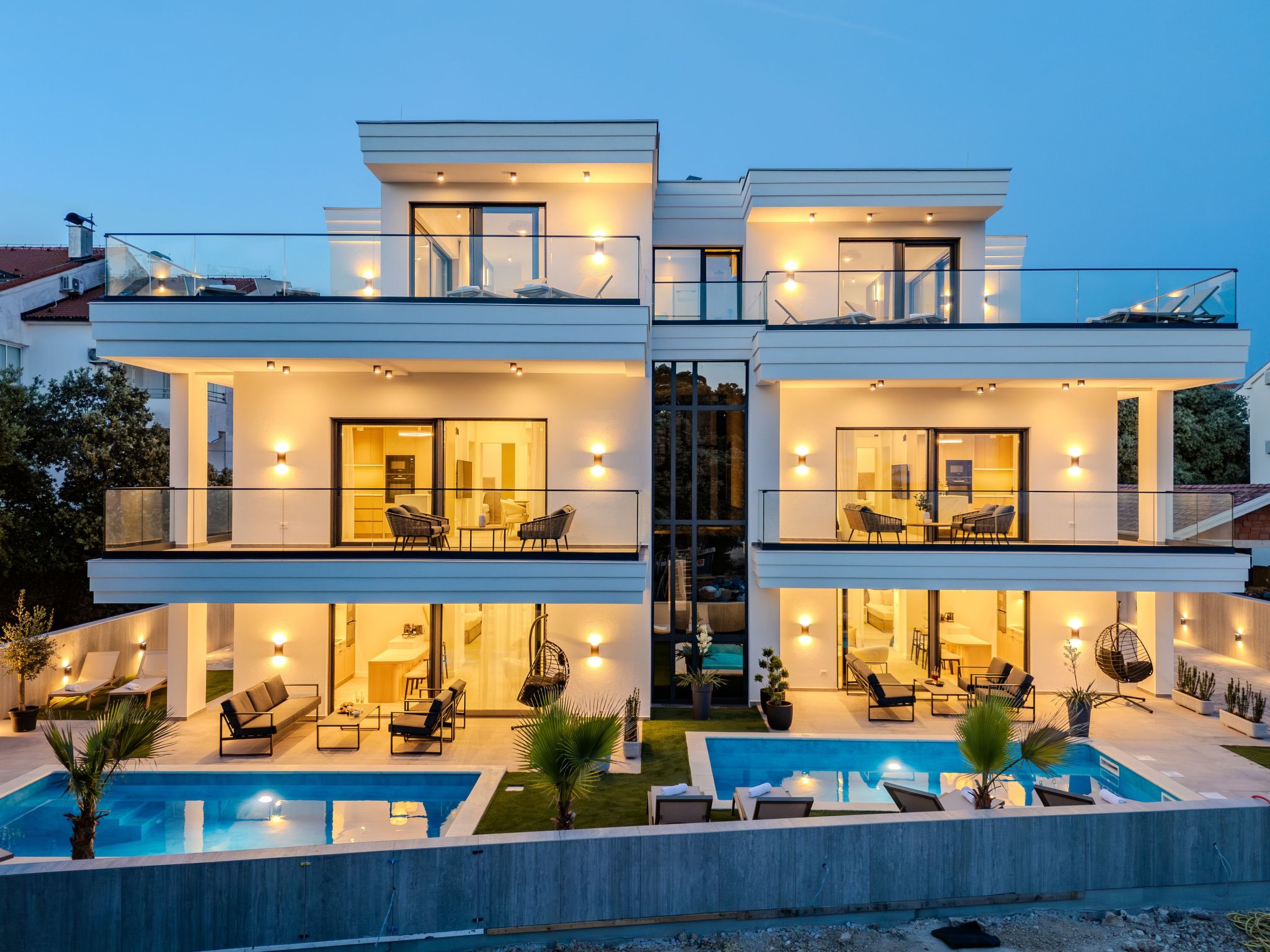 Zwei-Schlafzimmer-Wohnung Dantela mit privatem Pool-Binnen