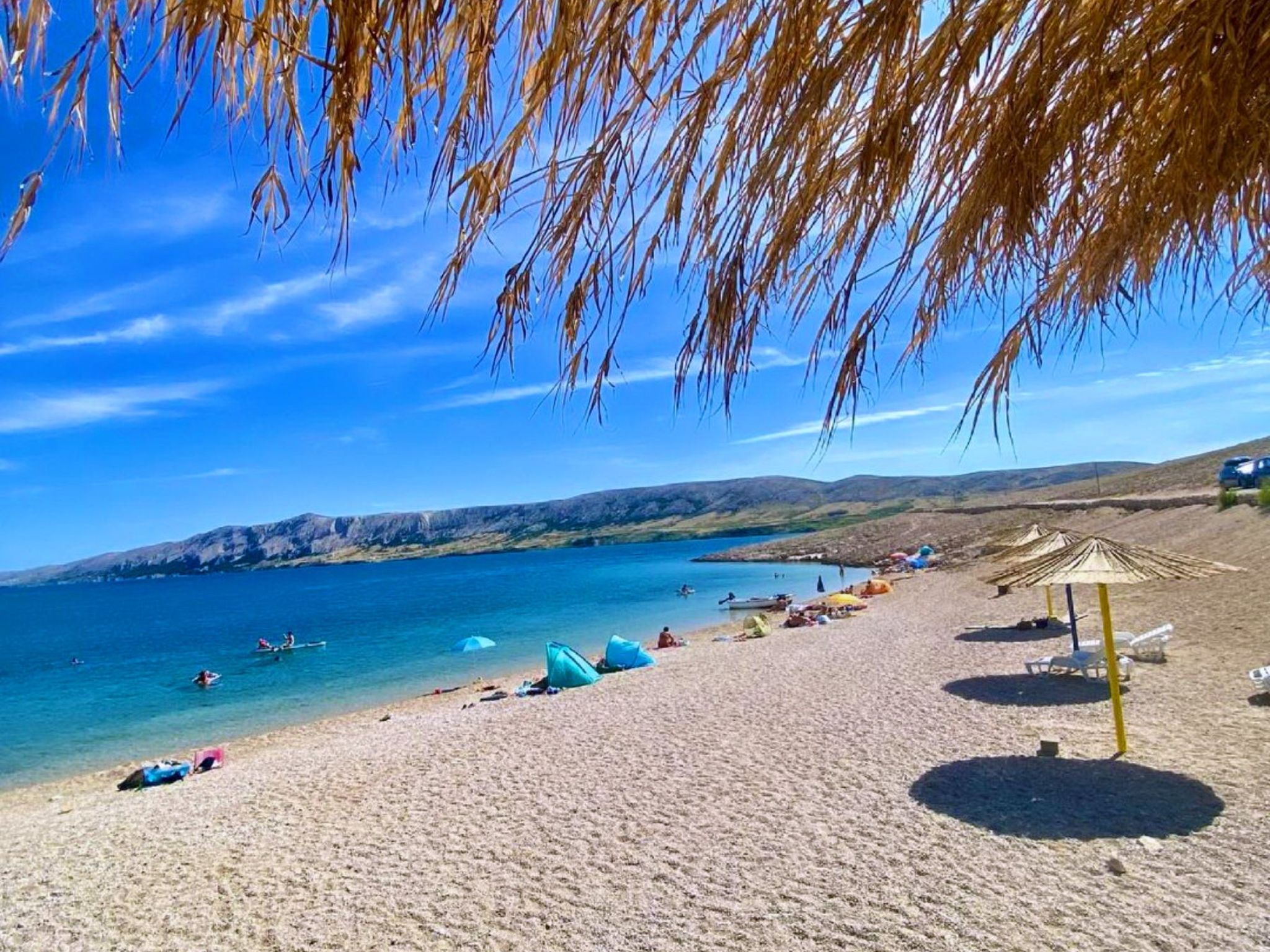 Ferienhaus in Pag/Zubovici (Kroatien) und 1 Hund erlaubt