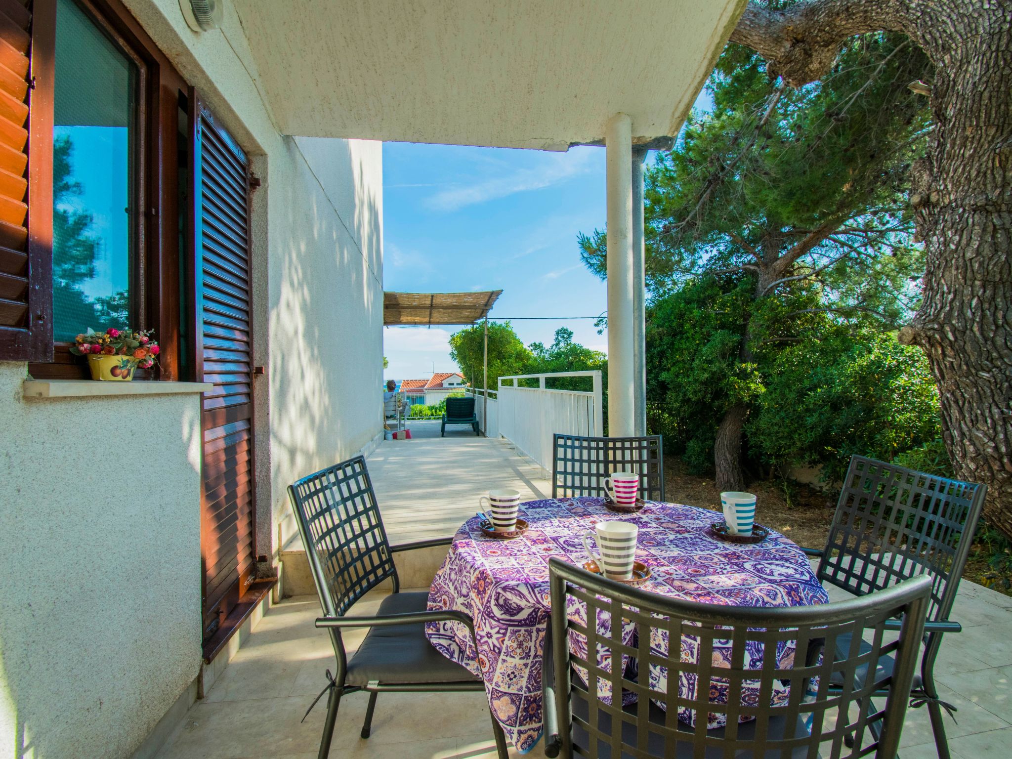 Wohnung "Rino" mit Blick auf das Wasser-Dehors