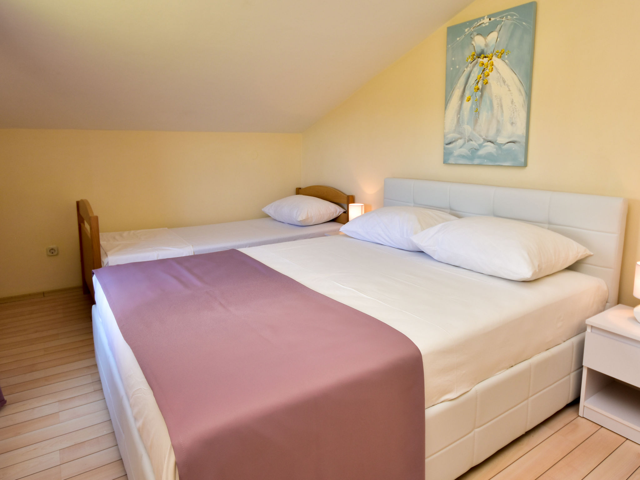 Appartement Melandura aan zee – 130 meter van het strand bij Pag - foto 11