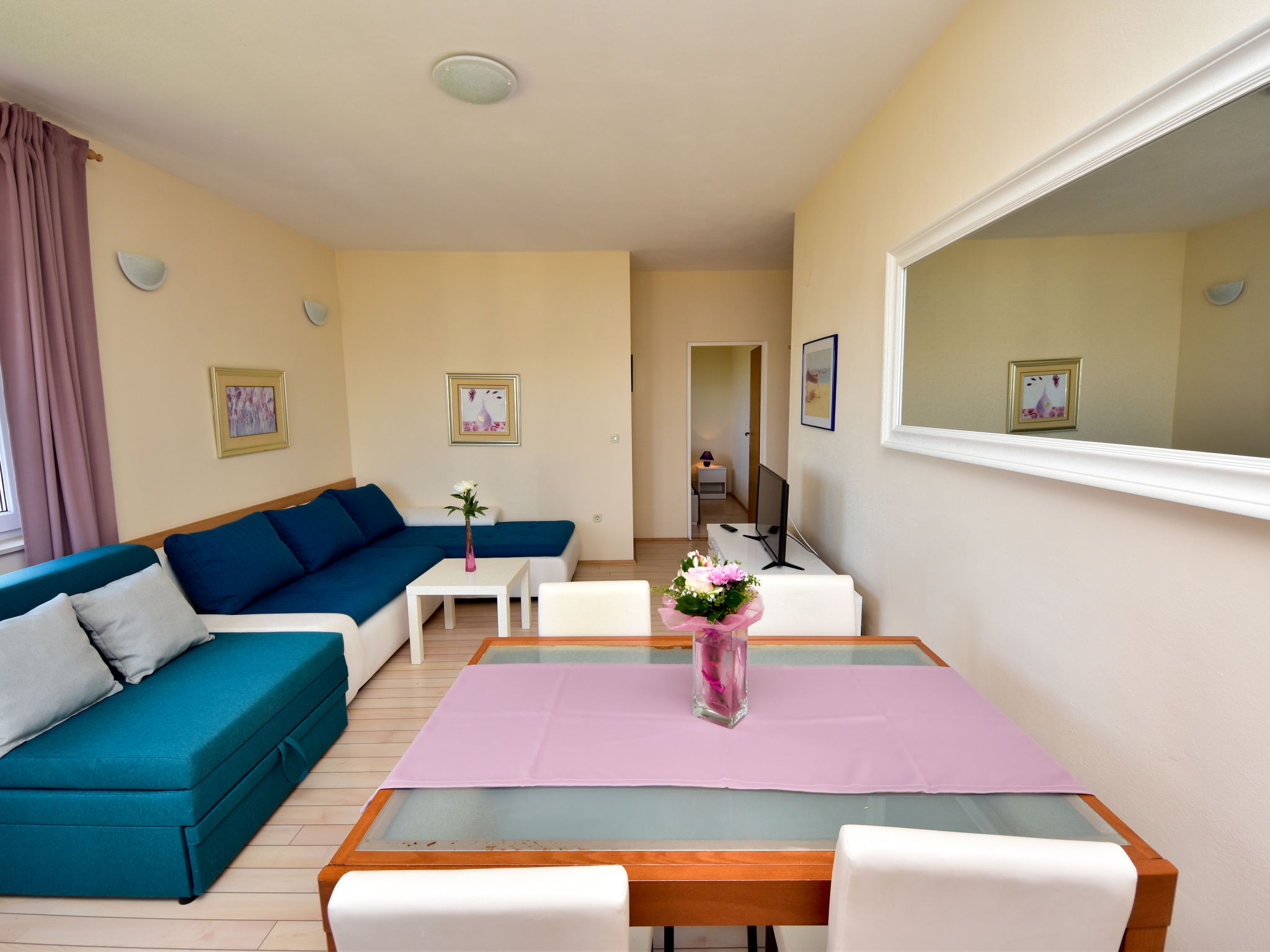 Appartement Melandura aan zee – Pag/Dinjiška, 130m van strand met zwembad - foto 3