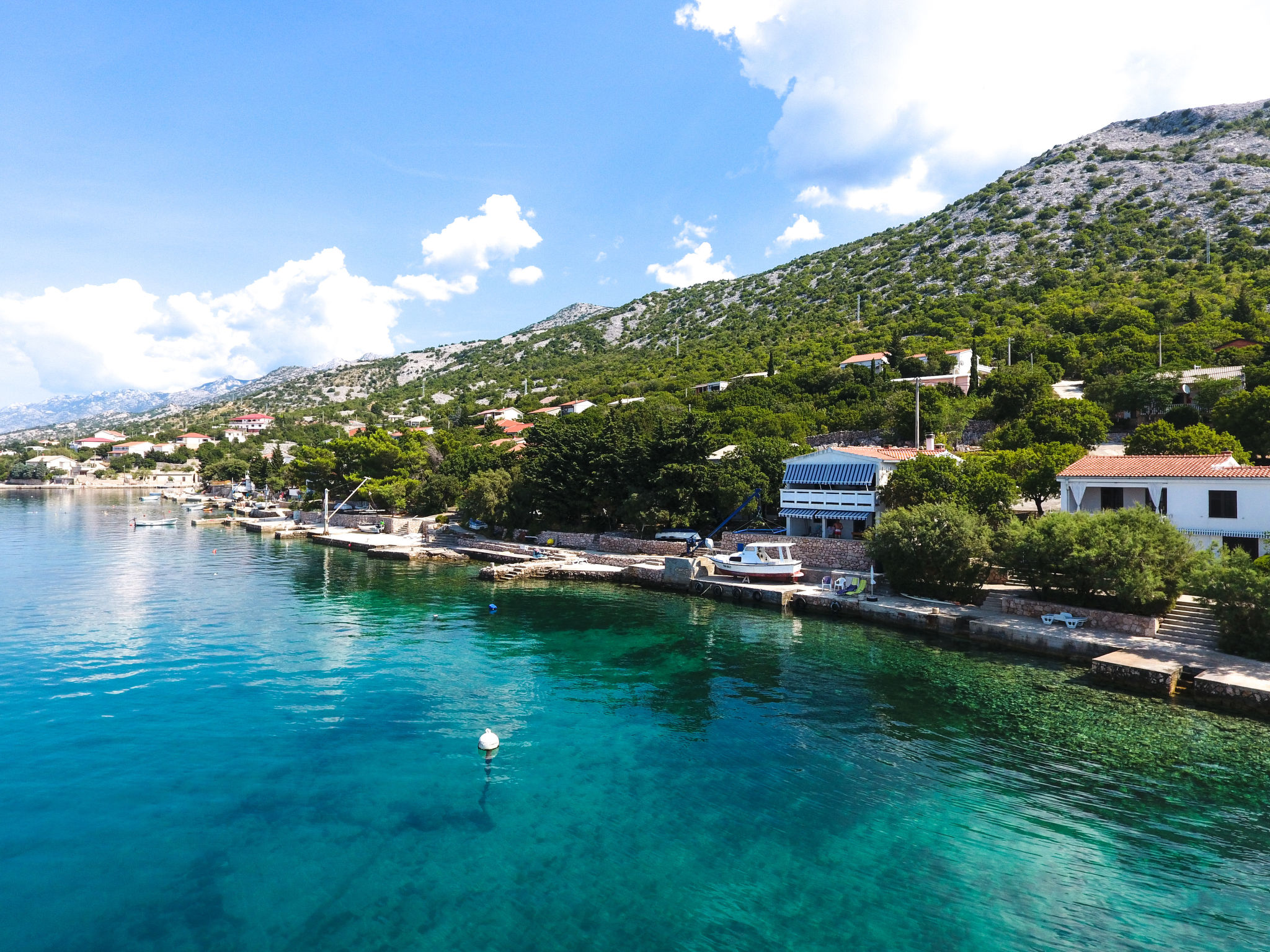 Appartement Renata: Zeezicht en strand op 10 meter in Starigrad-Paklenica - foto 33