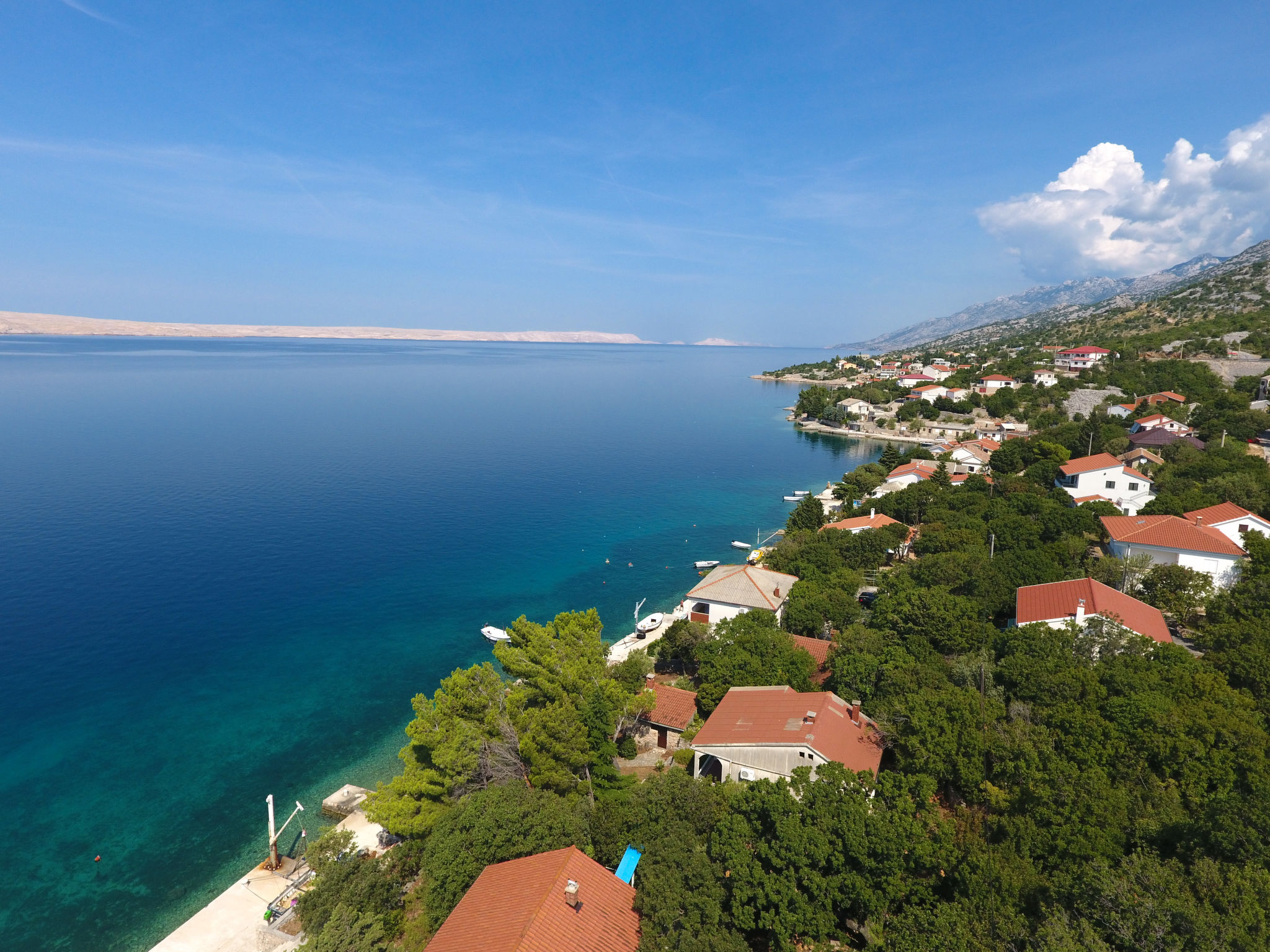 Appartement Renata: Zeezicht en strand op 10 meter in Starigrad-Paklenica - foto 35
