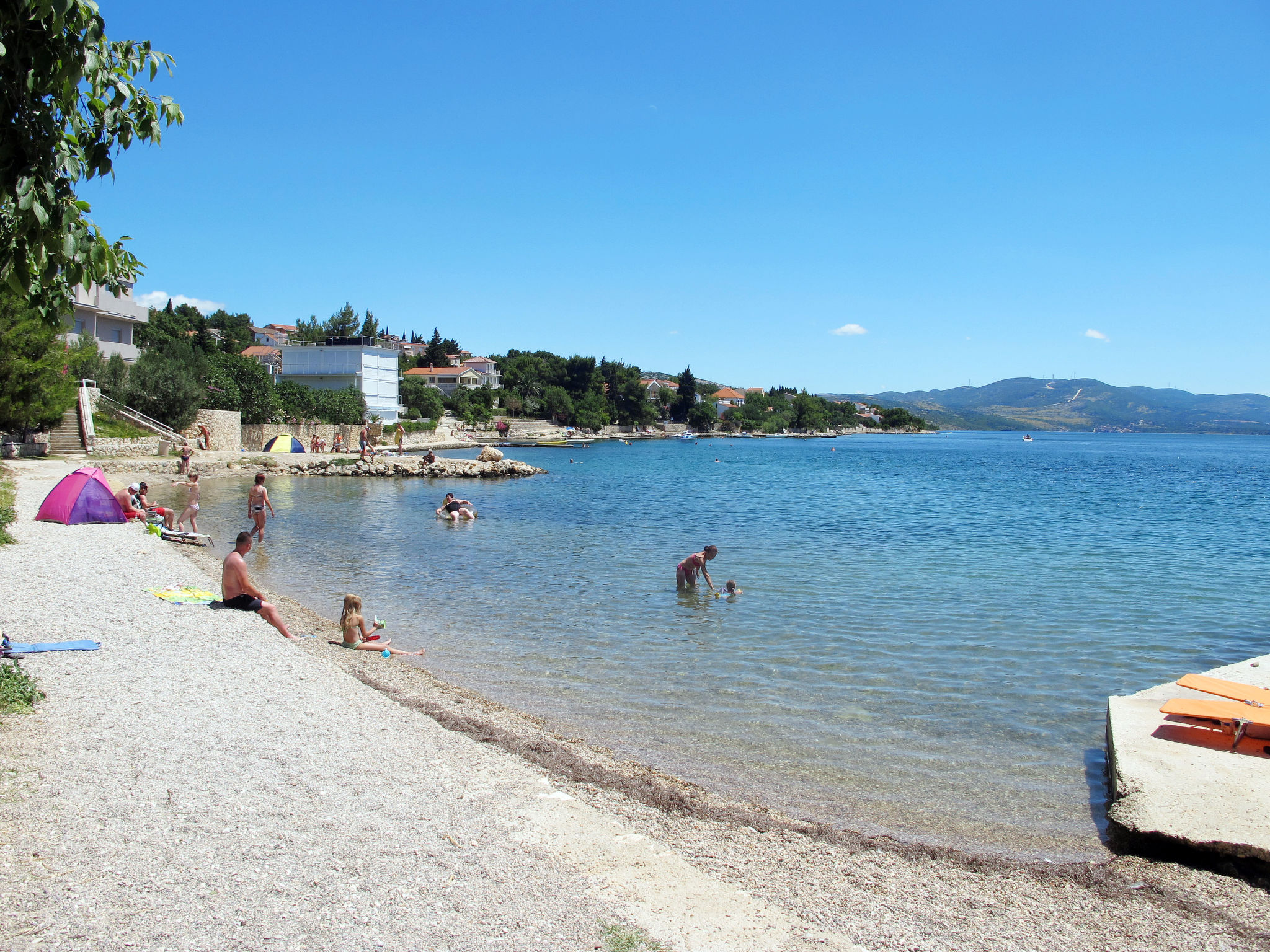 Appartement Renata: Zeezicht en strand op 10 meter in Starigrad-Paklenica - foto 38