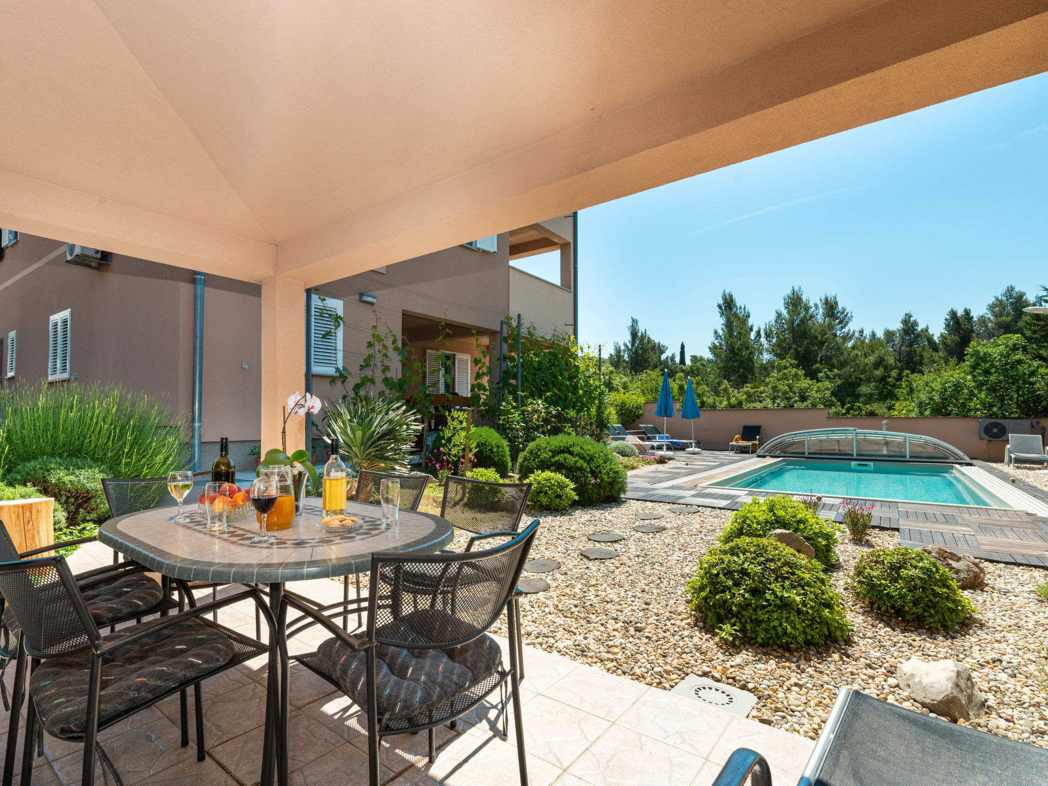 Vakantiehuis met zwembad in Starigrad-Paklenica (Kroatië) voor 6 personen