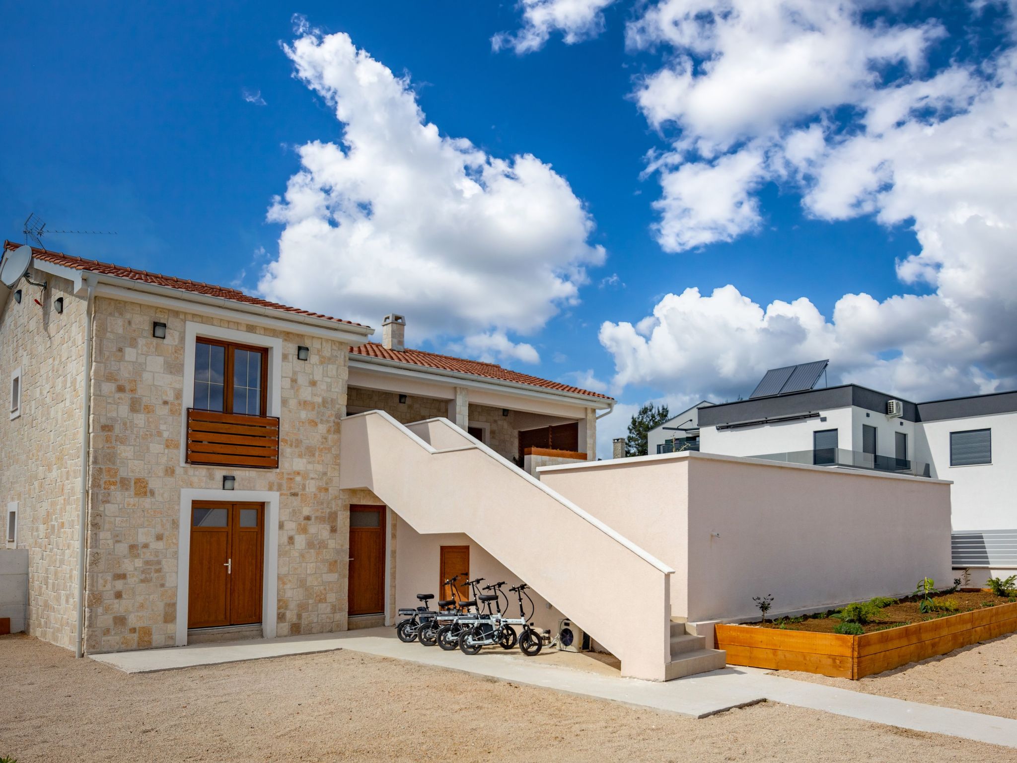 In Pridraga mit Privatem Pool - Dedans