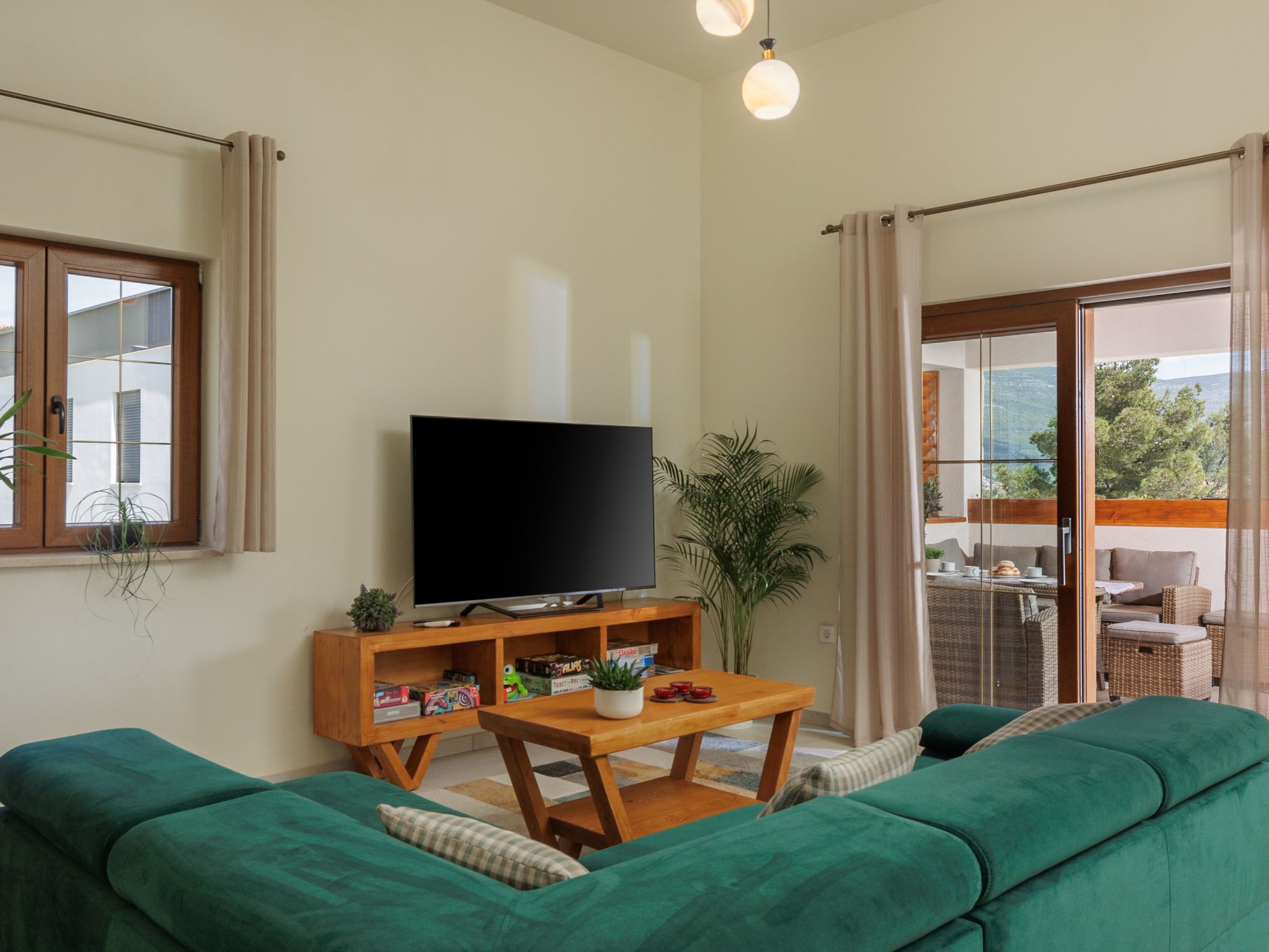 In Pridraga mit Privatem Pool - Dedans