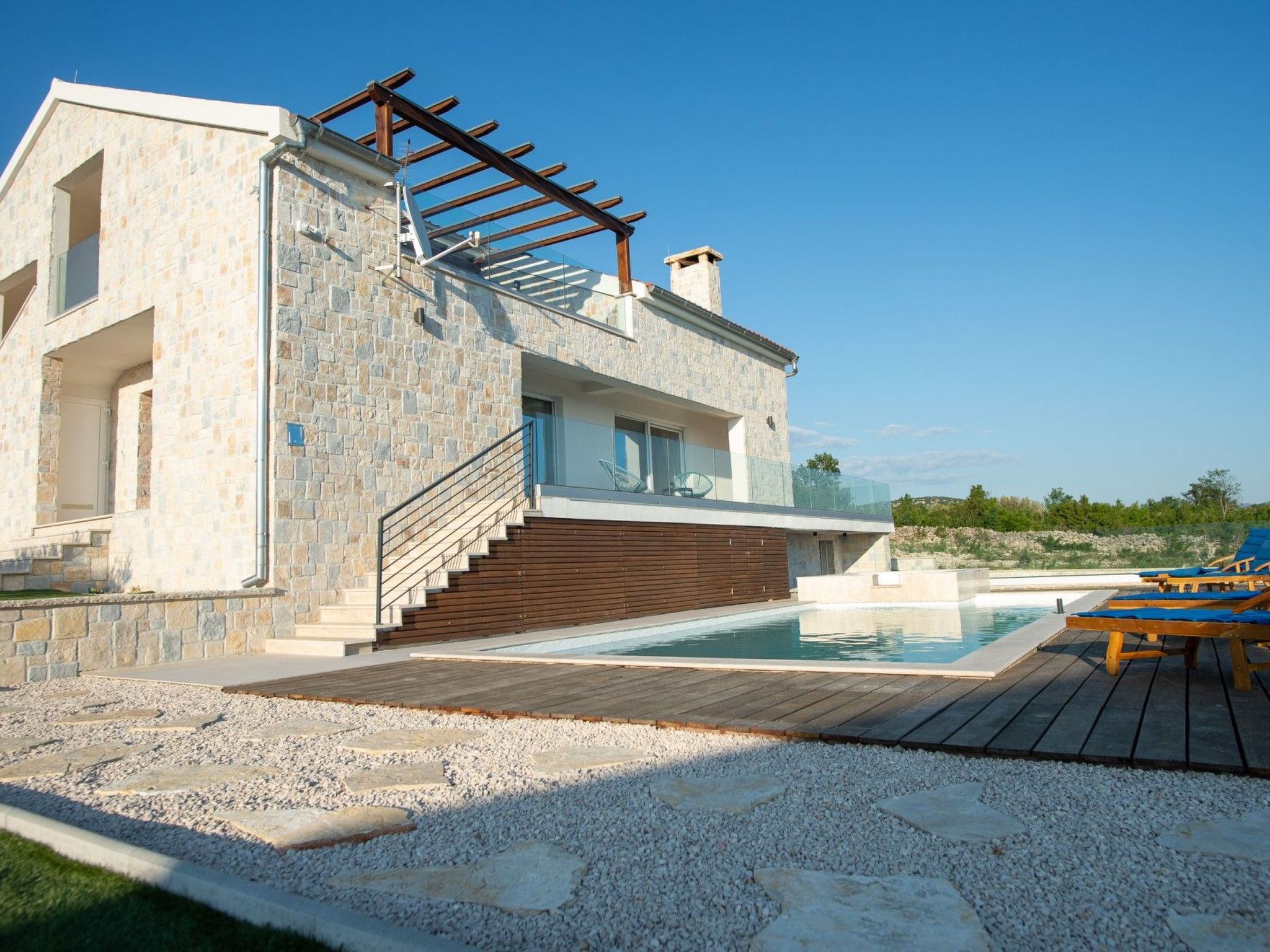 Moderne Villa Anka bei Zadar-Binnen