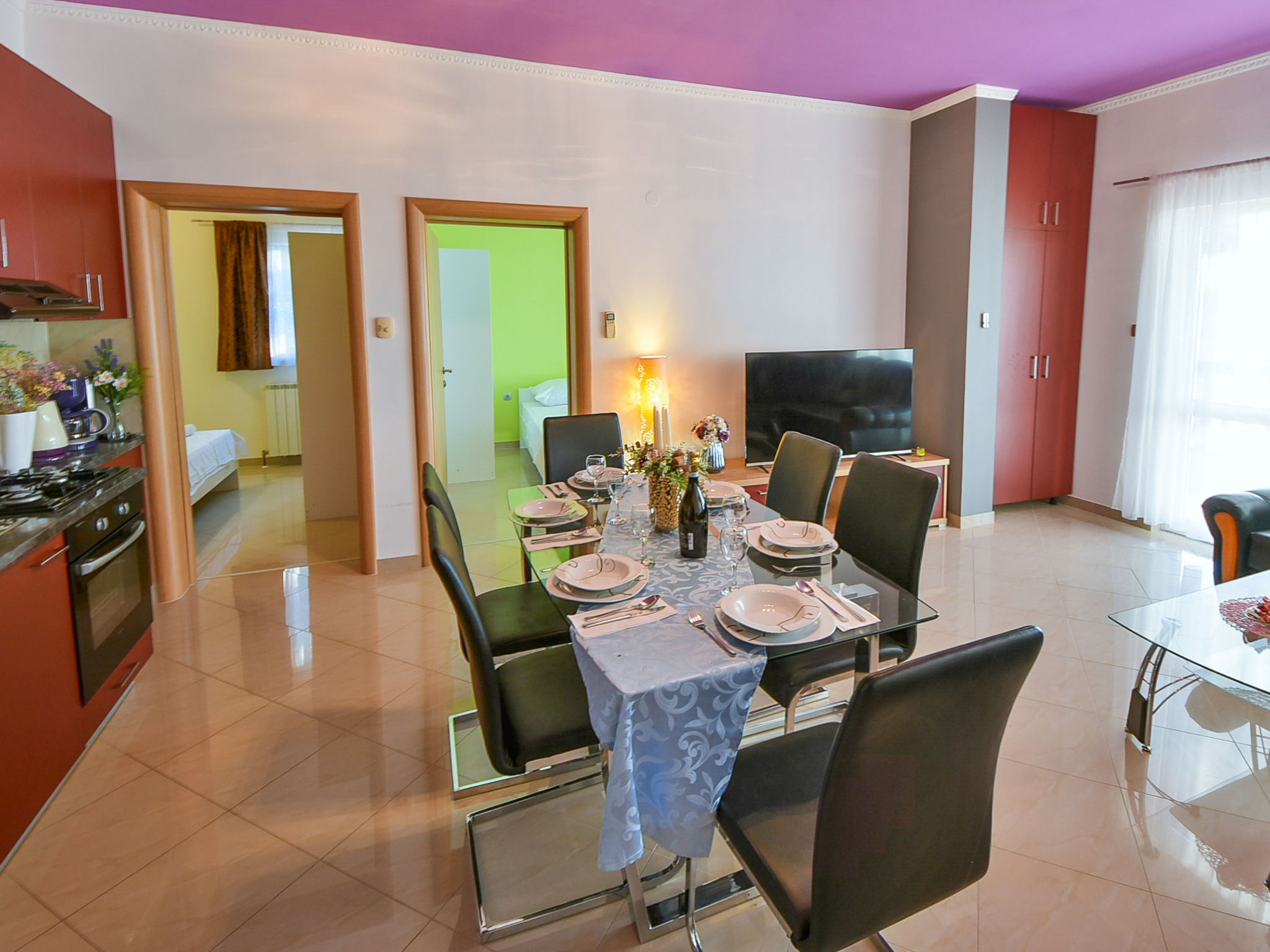 Appartement Škroćo: direct aan zee in Maslenica voor 6 personen - foto 6