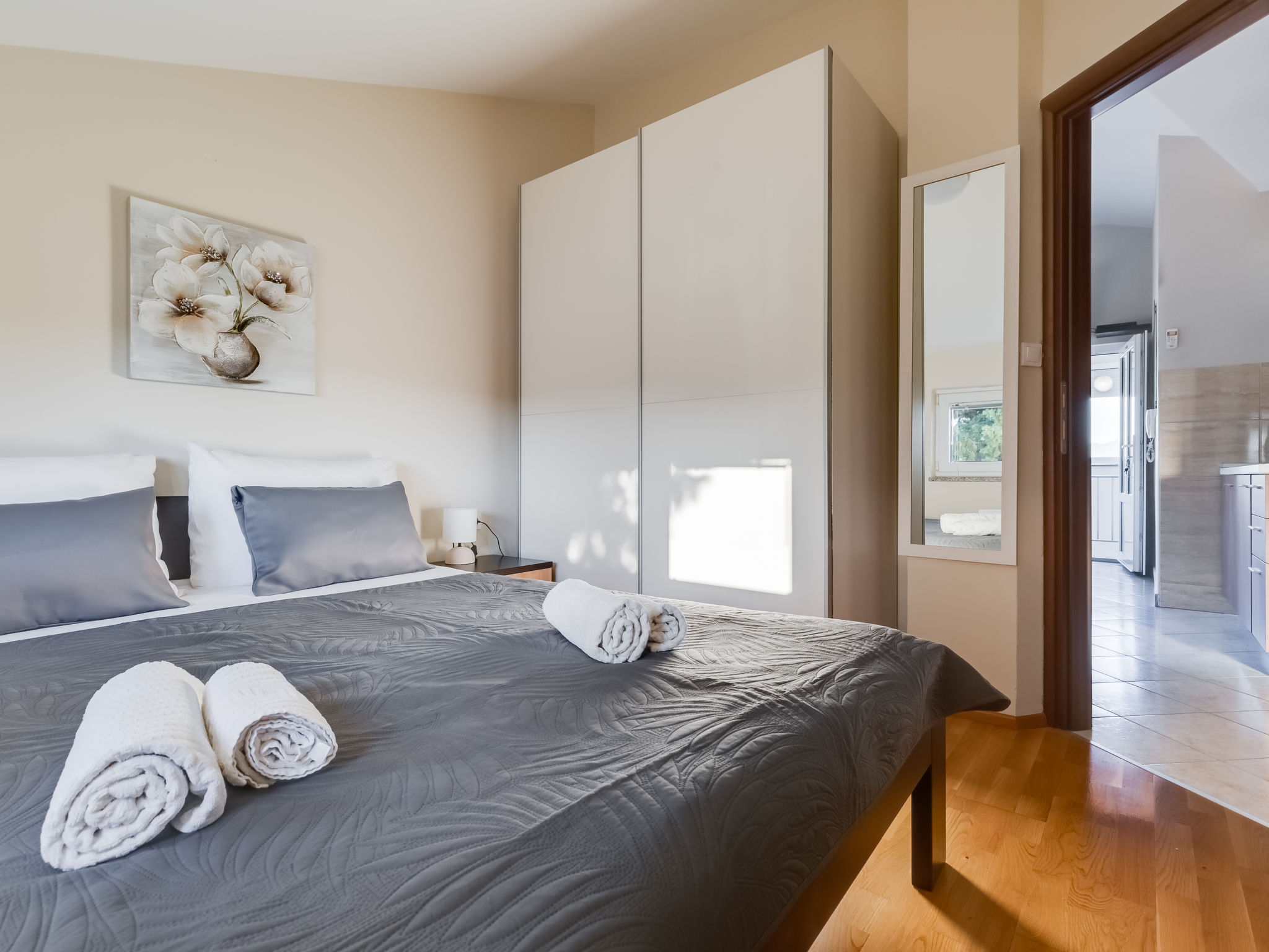 Appartement Relax in Maslenica: 150m van zee met zwembad - foto 10