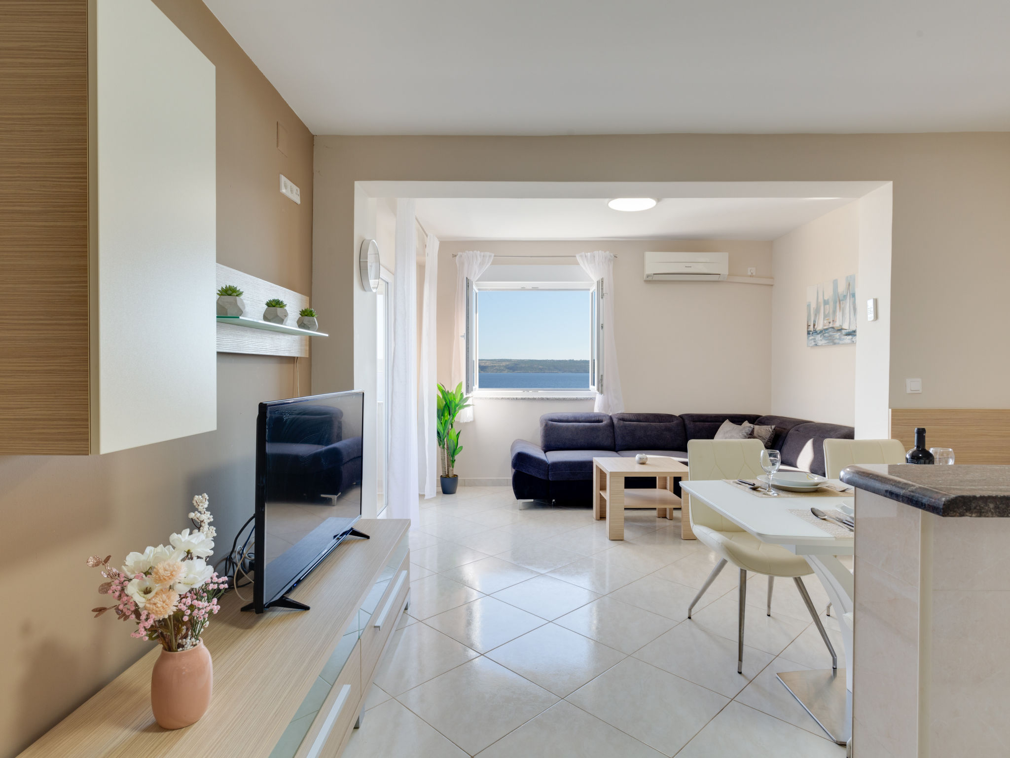 Appartement Relax aan de kust van Maslenica, 150m van strand - foto 6