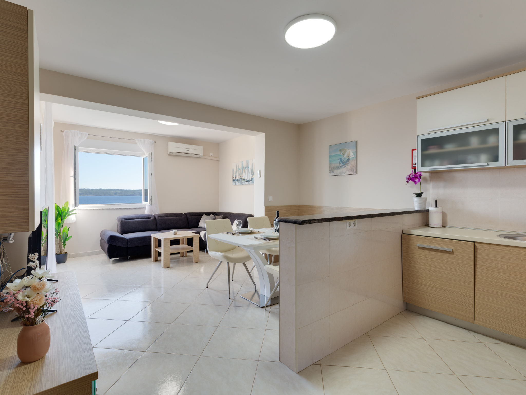 Appartement Relax aan de kust van Maslenica, 150m van strand - foto 23