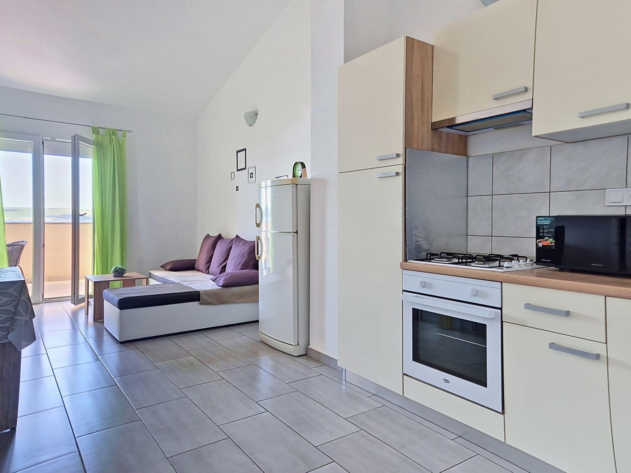 Sfeervol appartement met airco vlakbij zee en strand in Maslenica - foto 2