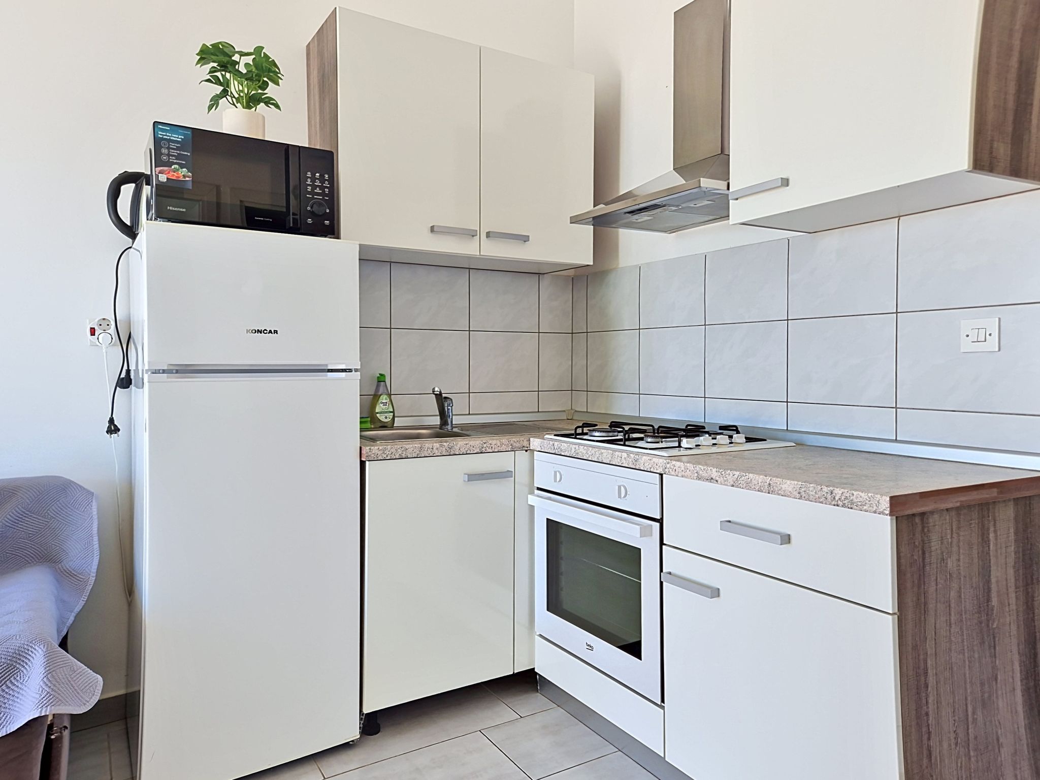 Knus appartement Ivan vlakbij zee en bergen in Maslenica - foto 8