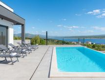 Villa Sime: Nieuwe luxe vrijstaande villa met privézwembad op 700m van zee - thumbnail 1